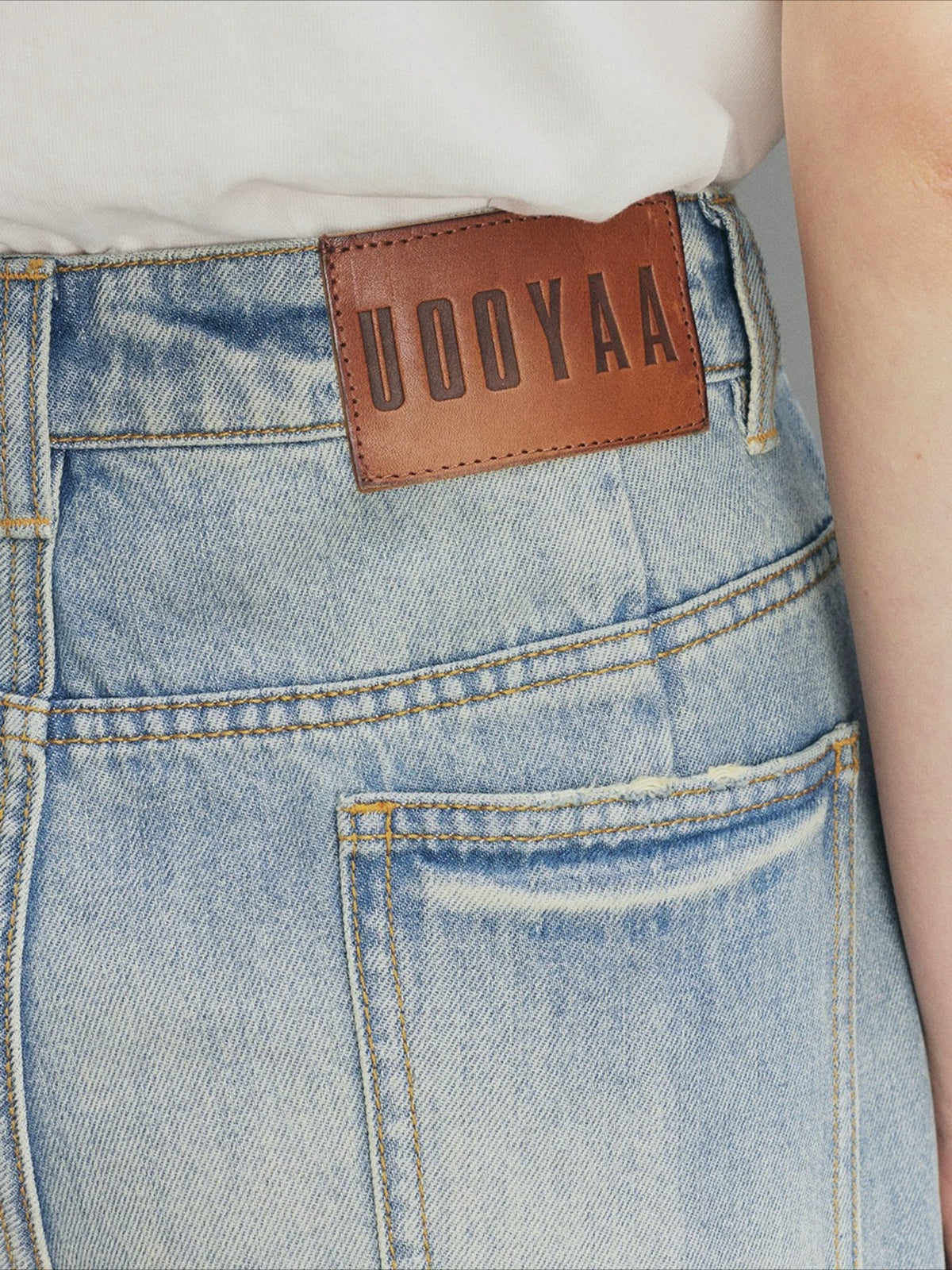 Retro Diamond Washed Jeans