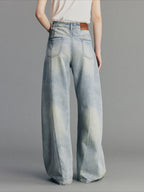 Retro Diamond Washed Jeans