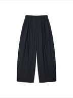 Glam Pleat Rhinestone Tailored Pants