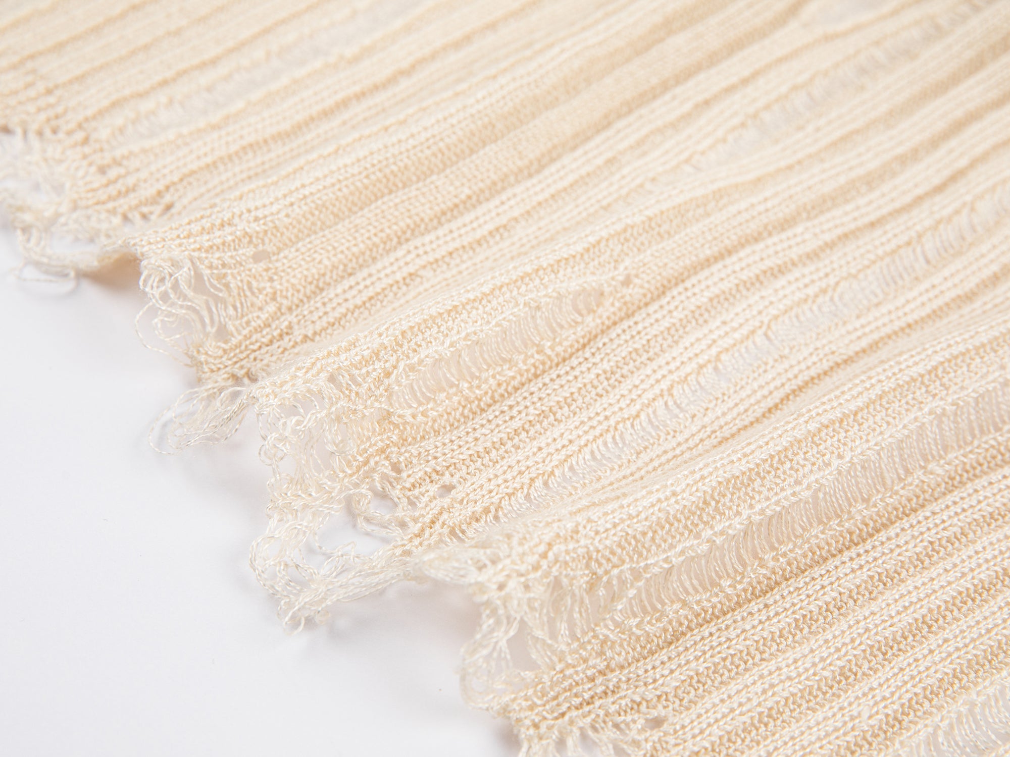 Crochet striped cardigan