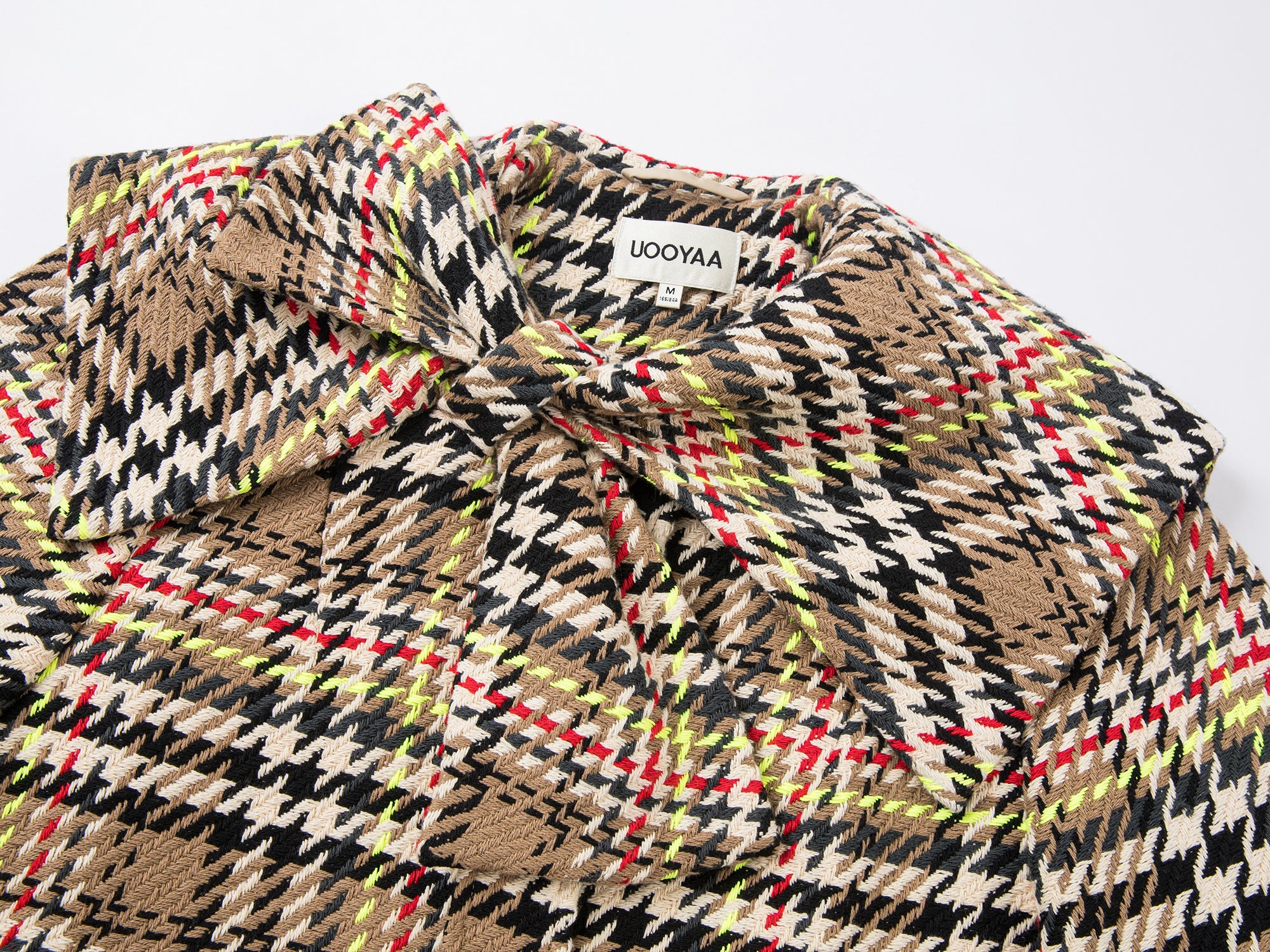 Check sailor collar jacket