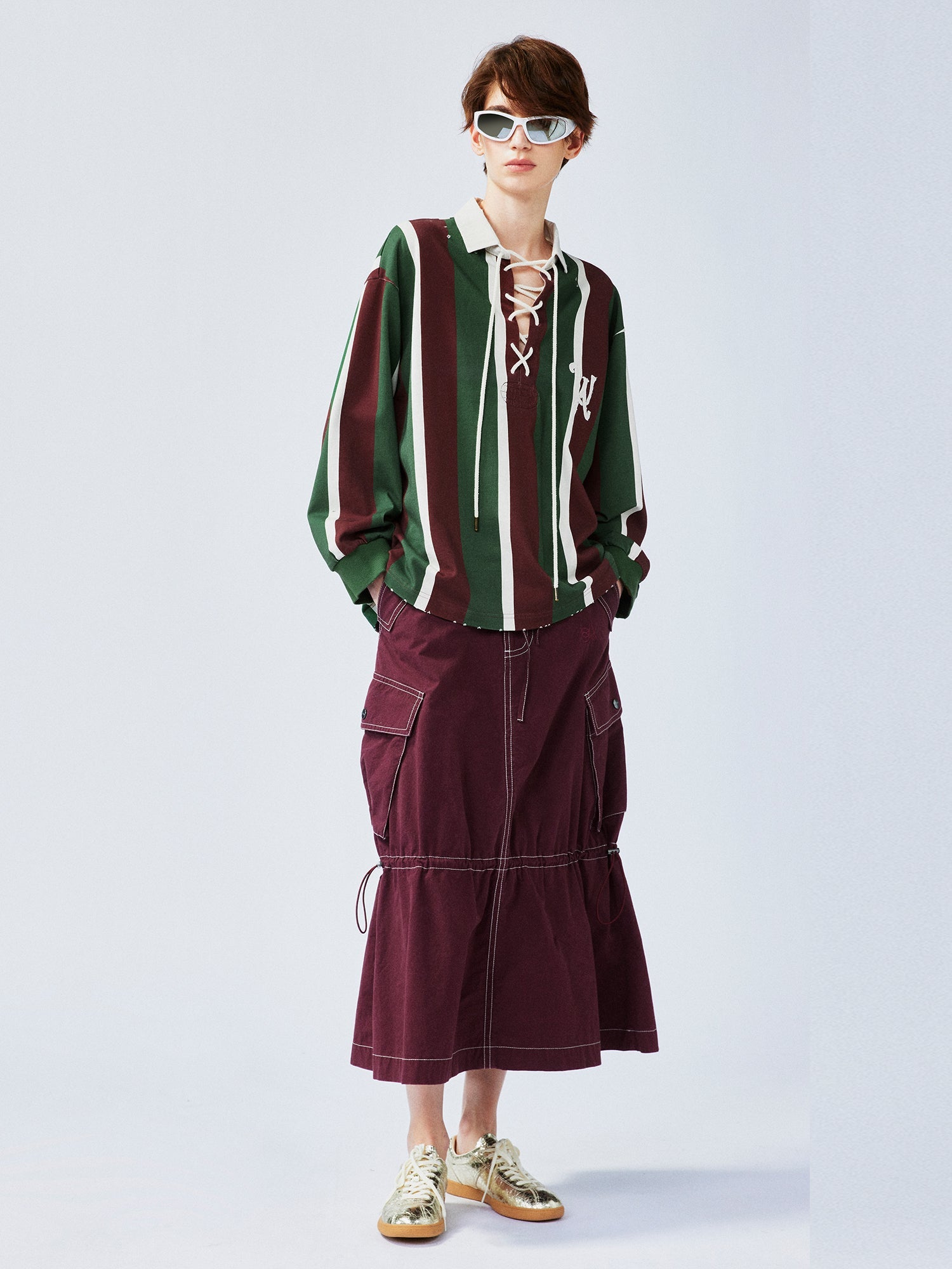 New vintage tie polo shirt