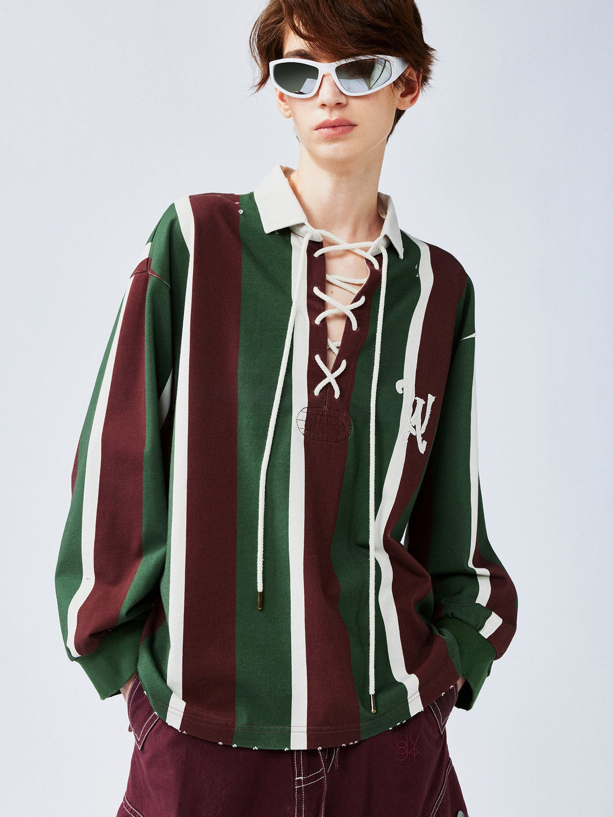 New vintage tie polo shirt
