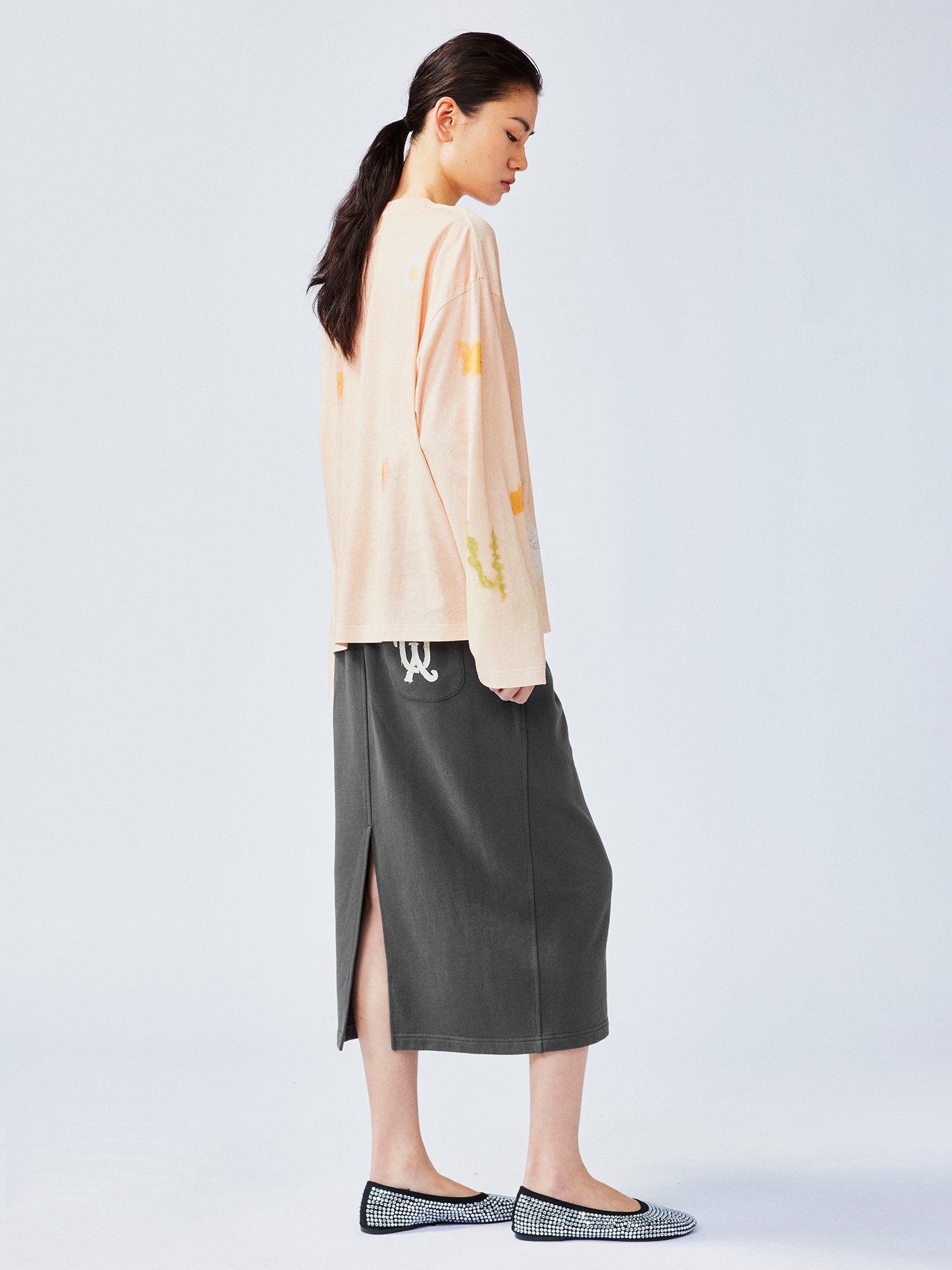 Dreamy graffiti long-sleeve T-shirt