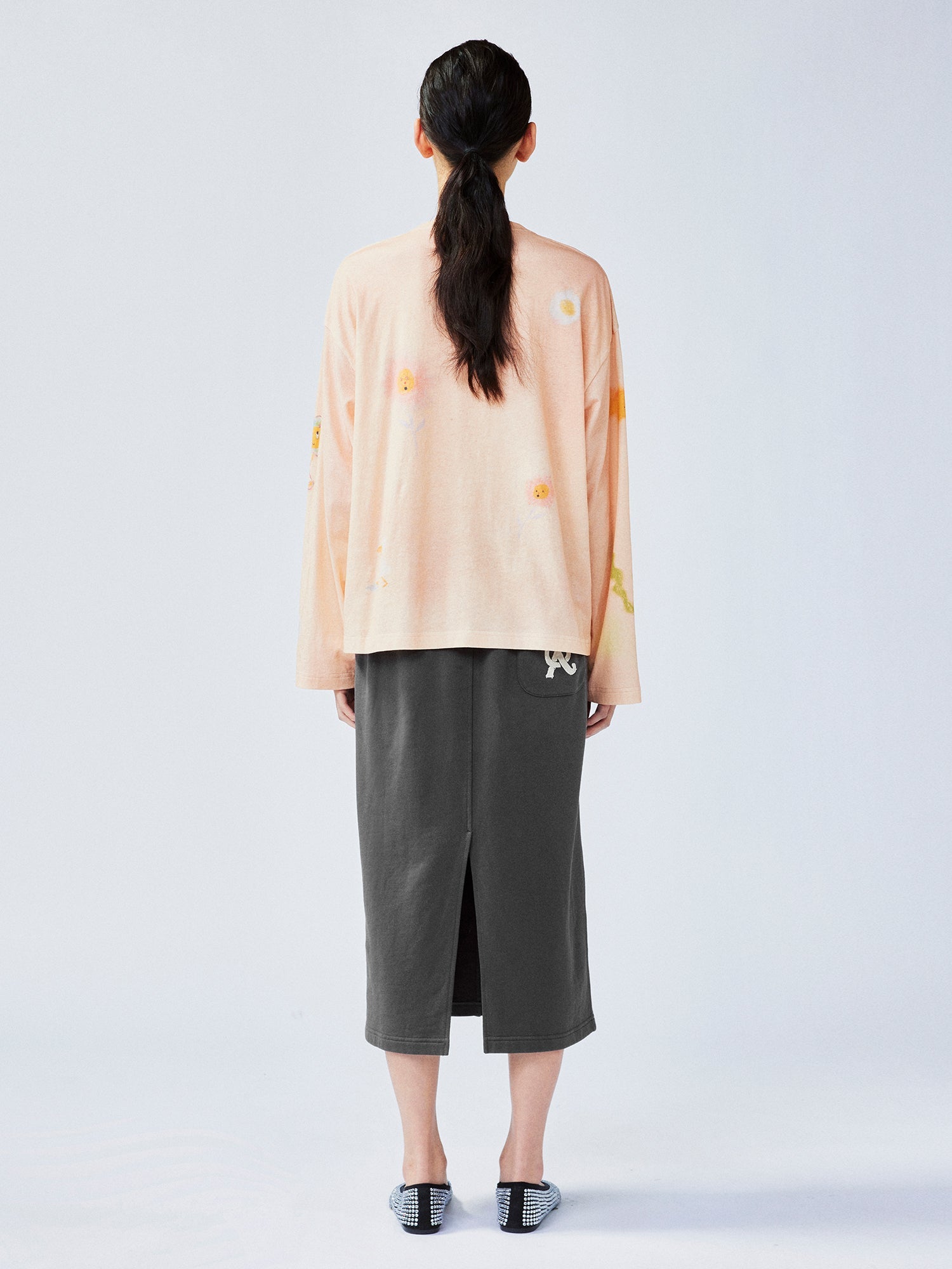 Dreamy graffiti long-sleeve T-shirt