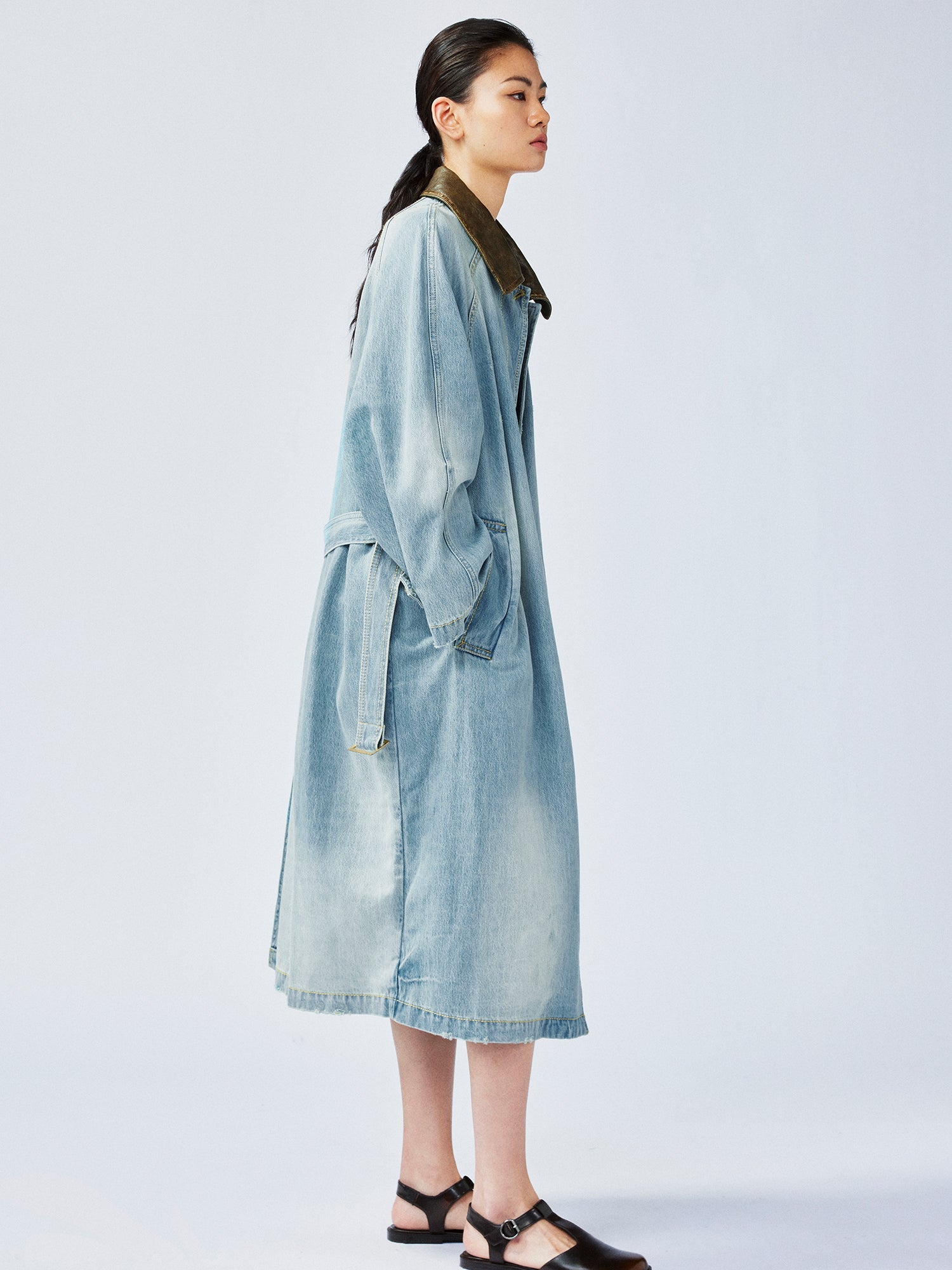 Classic Camden denim trench coat
