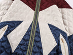 Classic bow jacquard cotton jacket