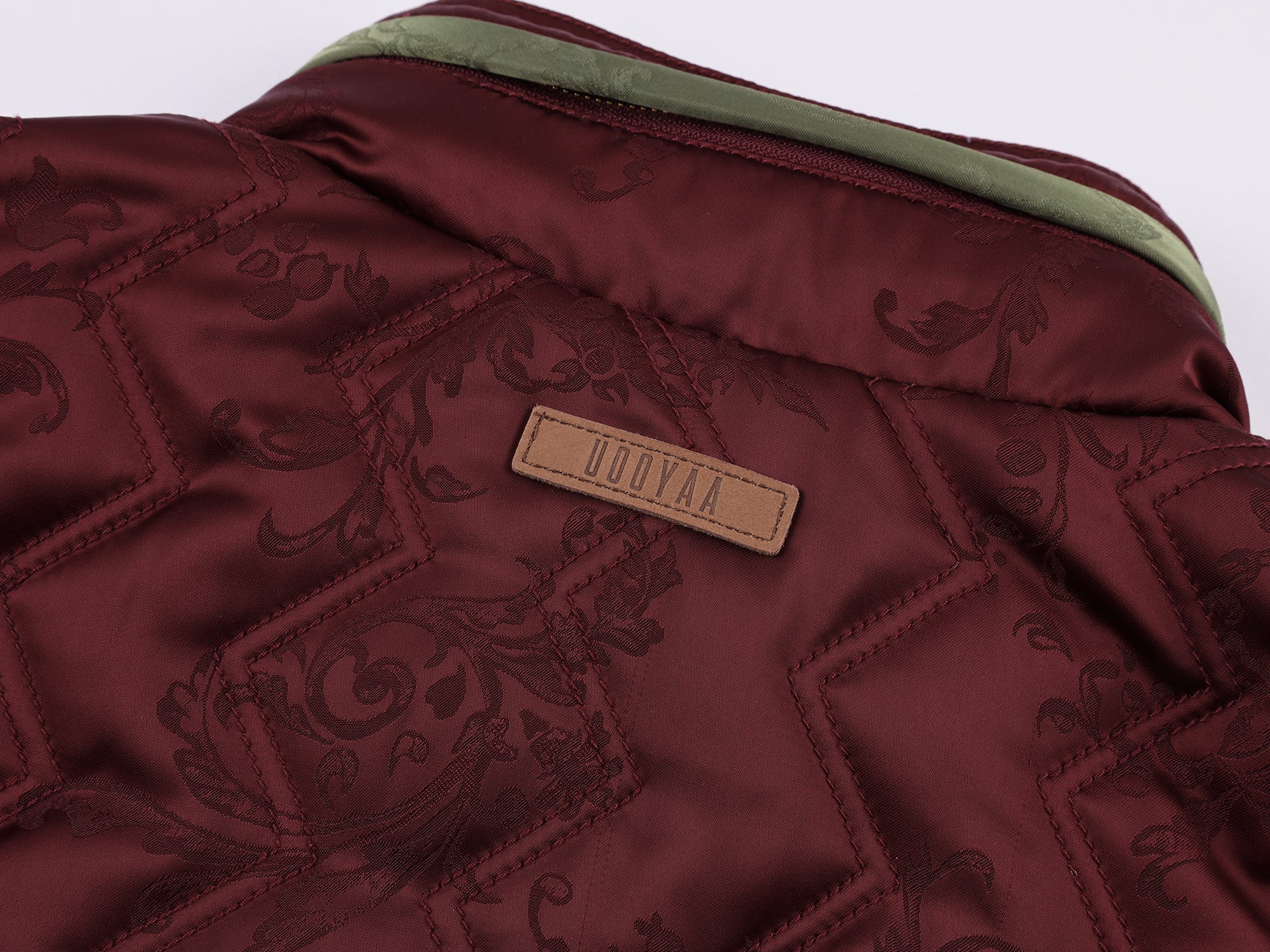 Classic bow jacquard cotton jacket