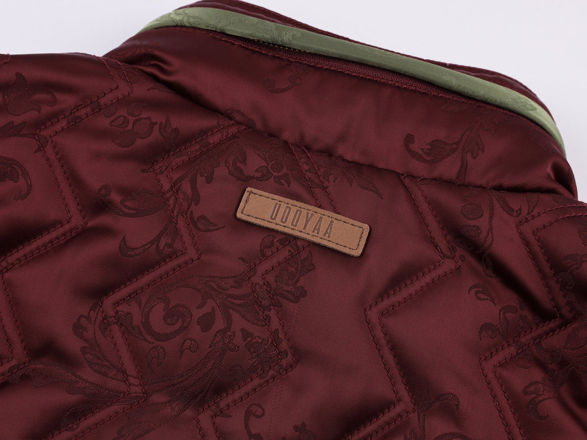 Classic bow jacquard cotton jacket