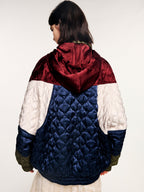 Classic bow jacquard cotton jacket