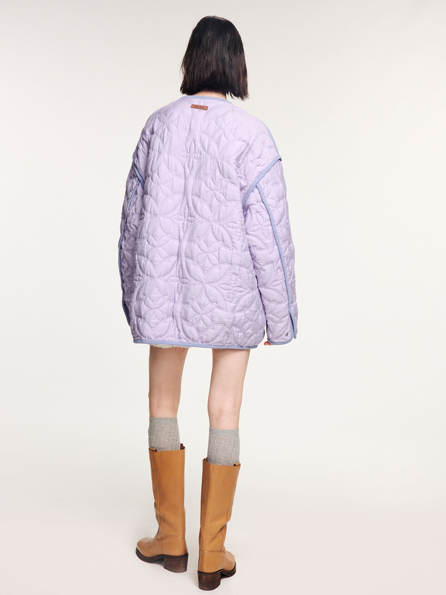 Lavender m65 quilted liner jacket
