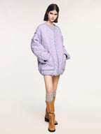 Lavender m65 quilted liner jacket