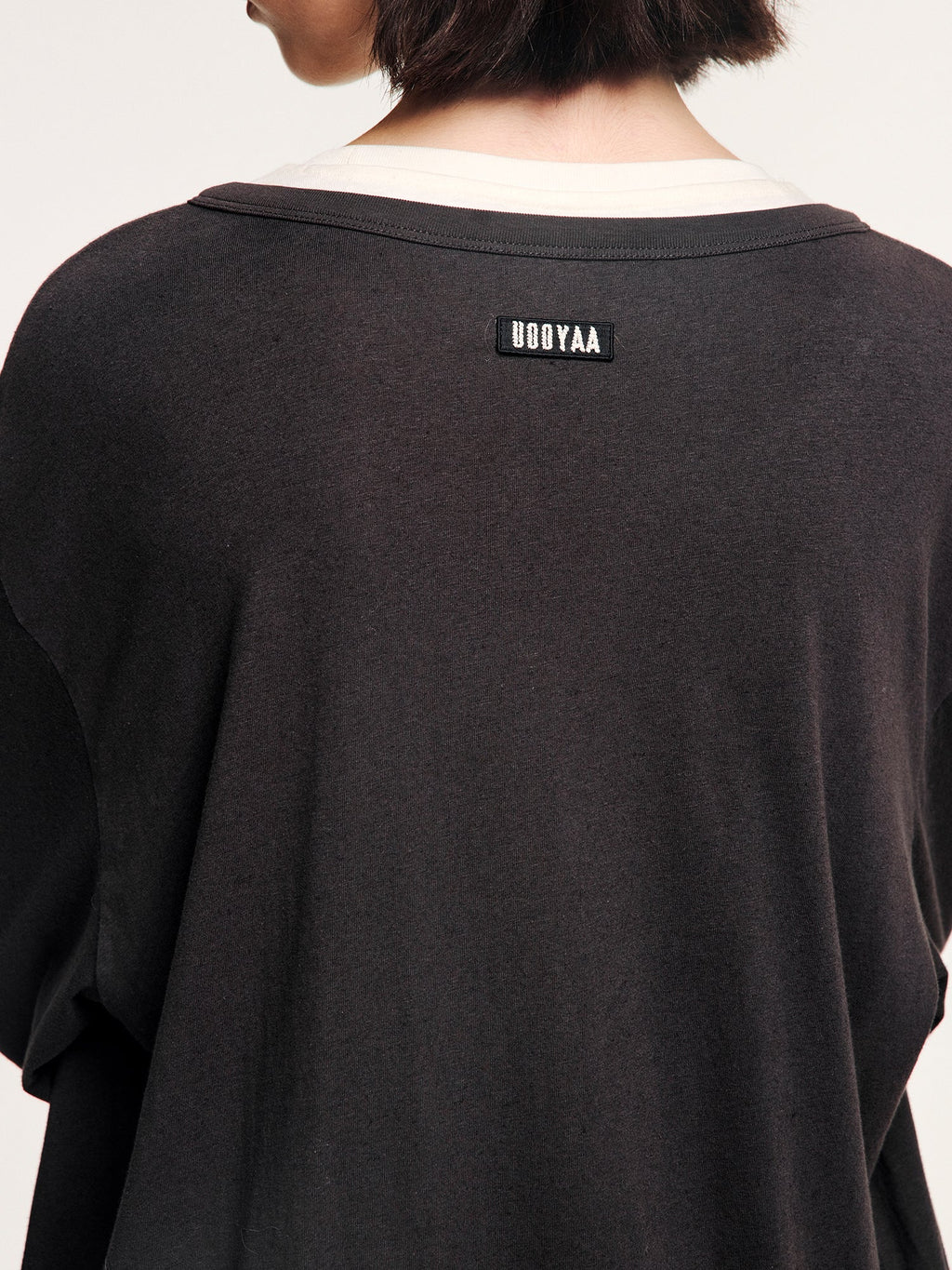 Magical garden beaded layered t-shirt