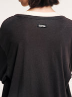 Magical garden beaded layered t-shirt