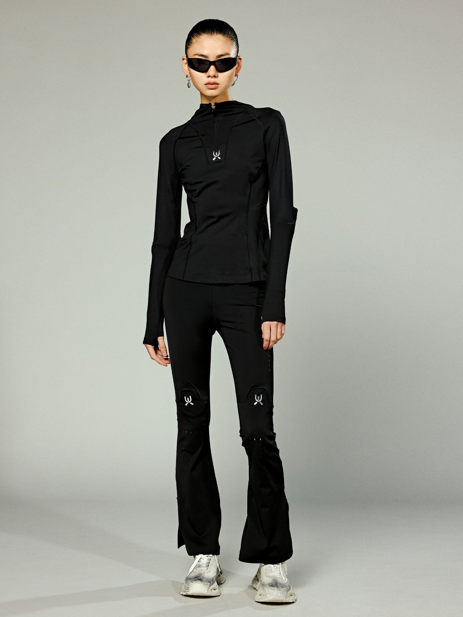 Urban functional fitted sports top