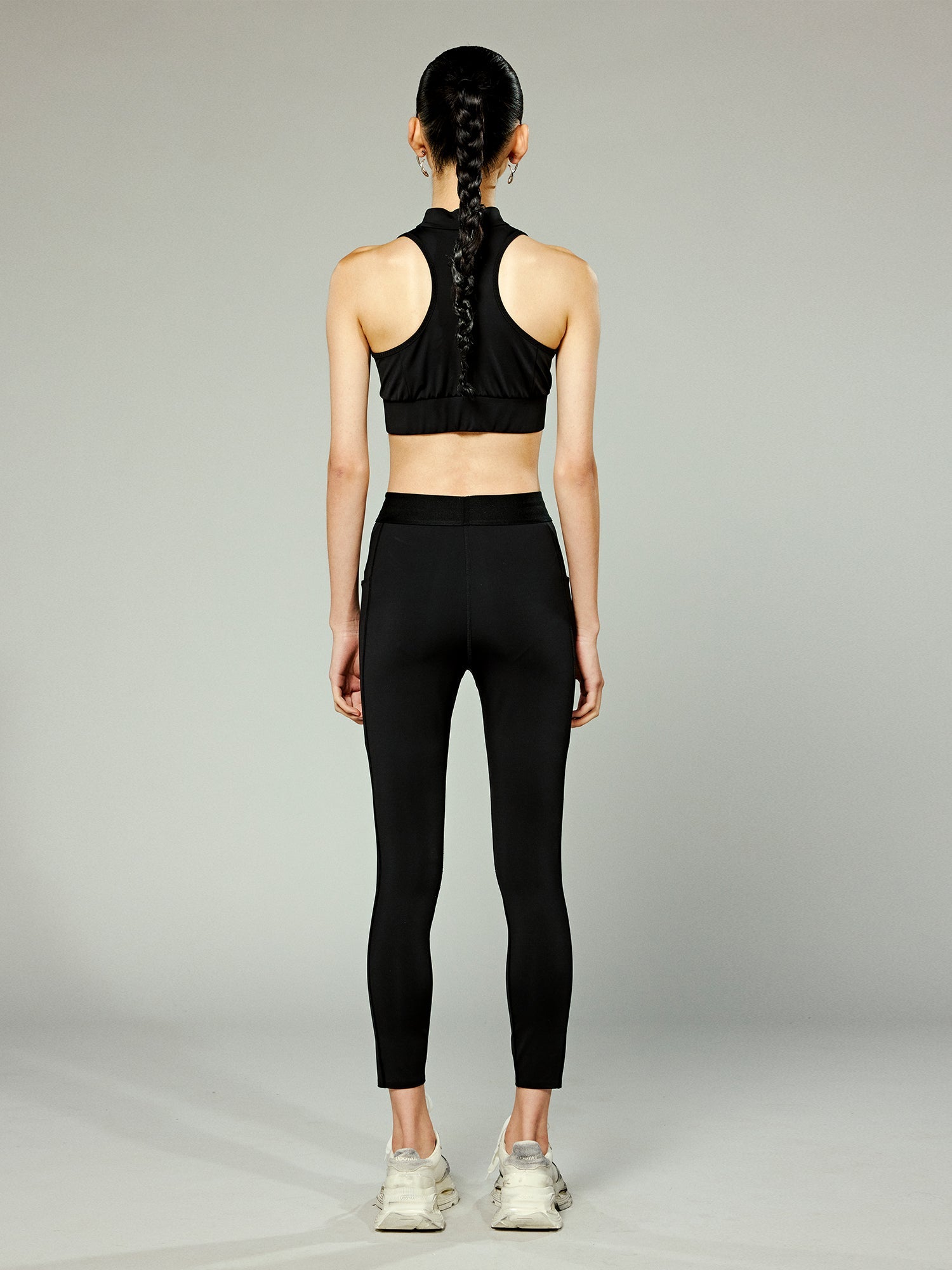 Sports-inspired logo cycling pants