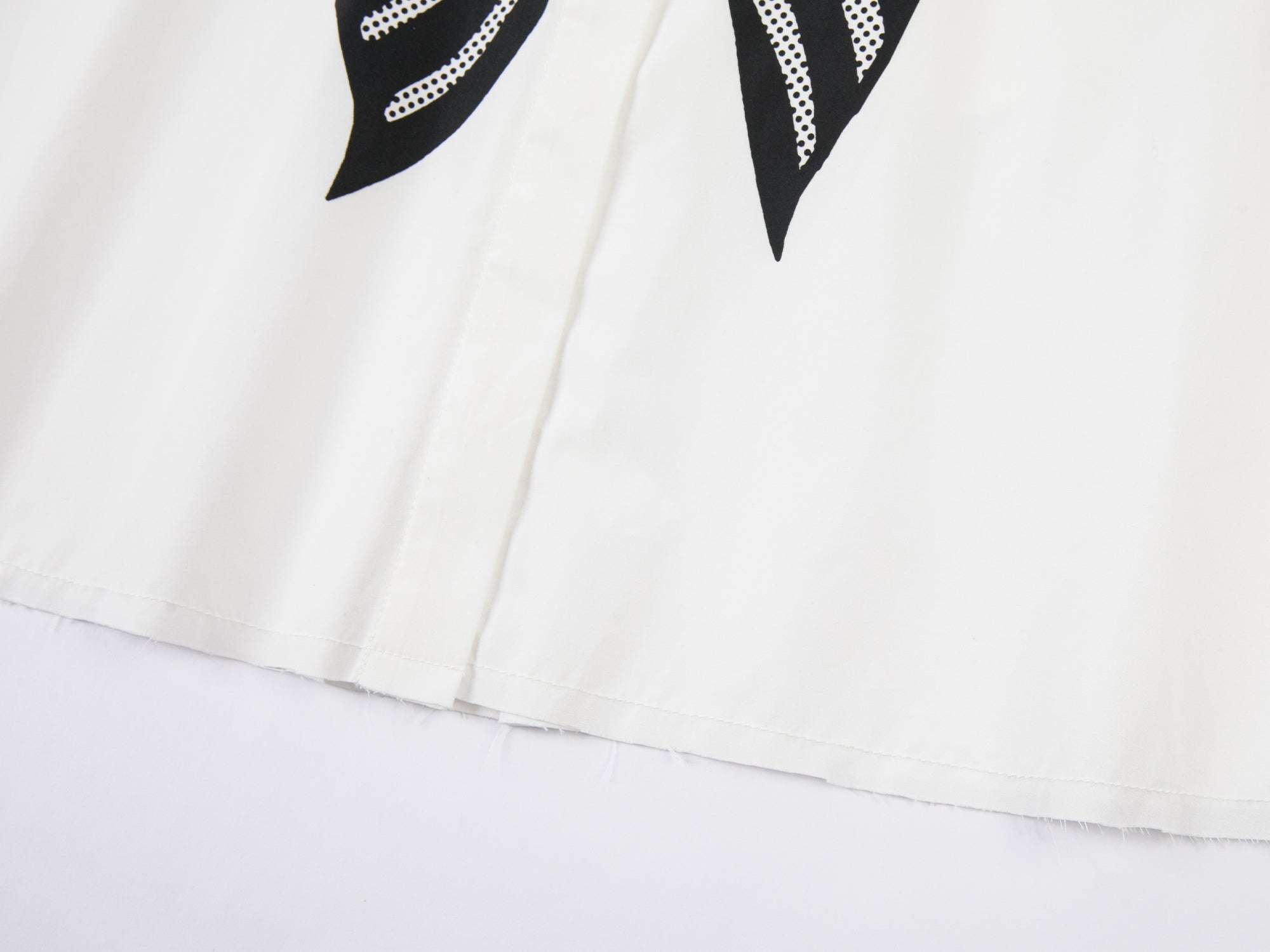 Pop art sailor collar bow cropped shirt