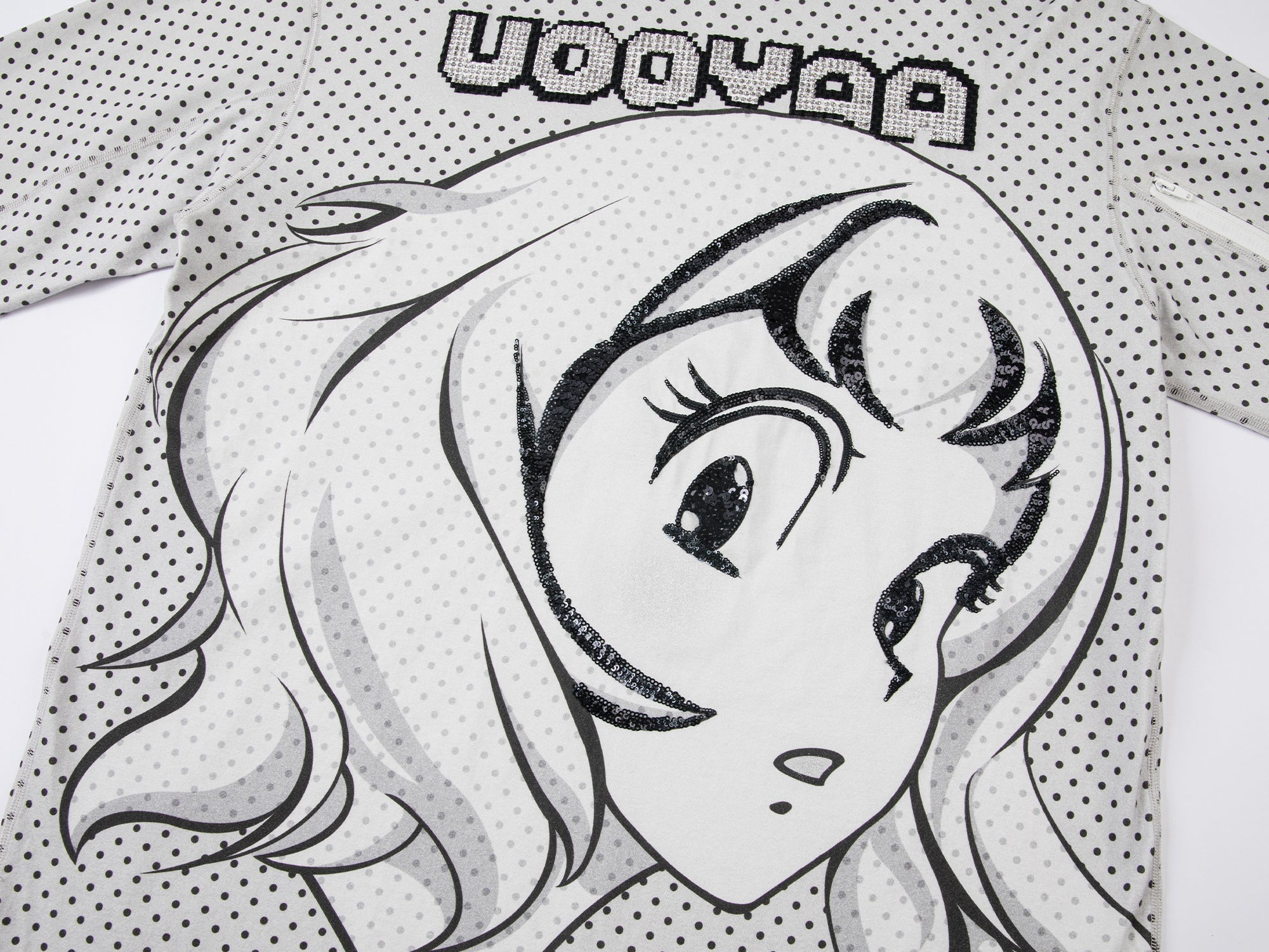 Pop art comic girl long sleeve t-shirt