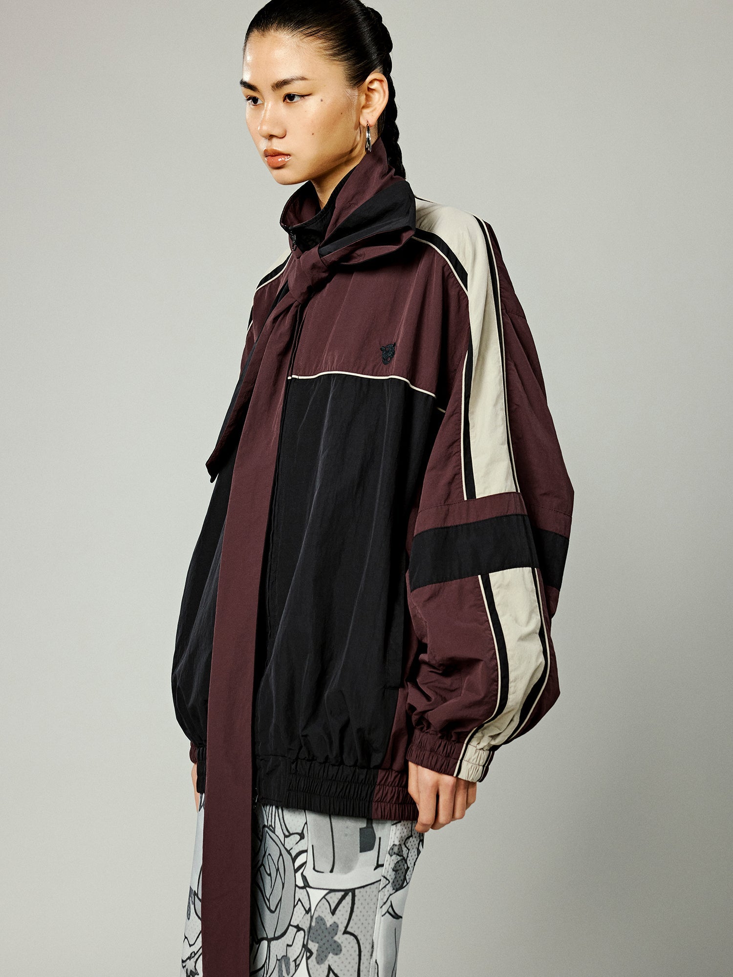 Playful bow tie sport jacket