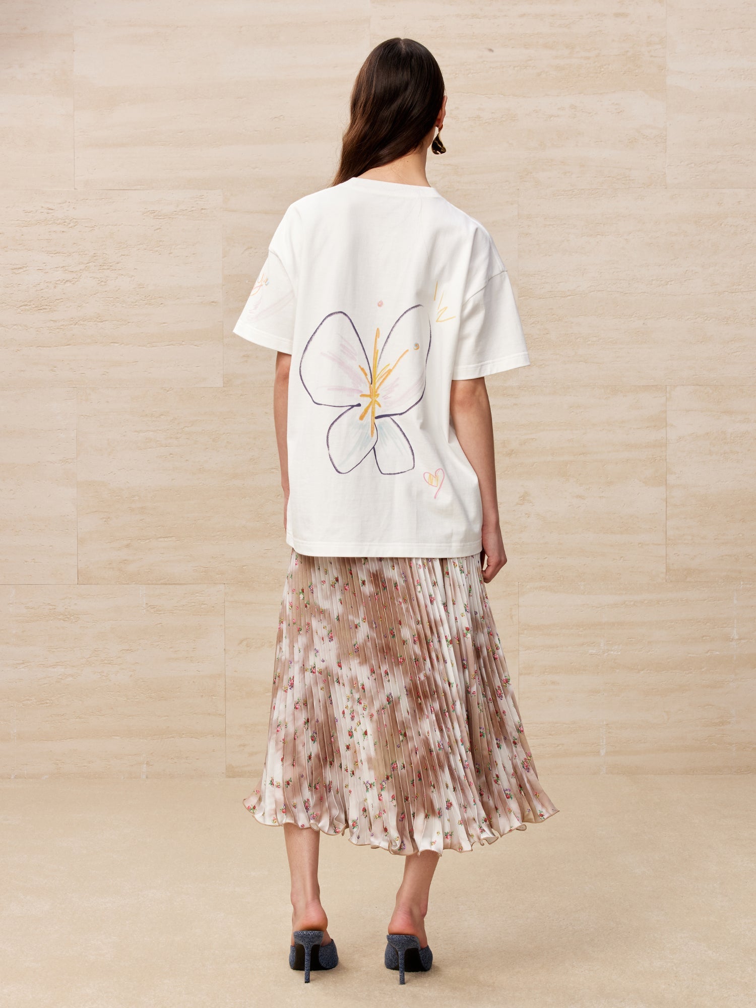 Printed Cocker Spaniel portrait t-shirt