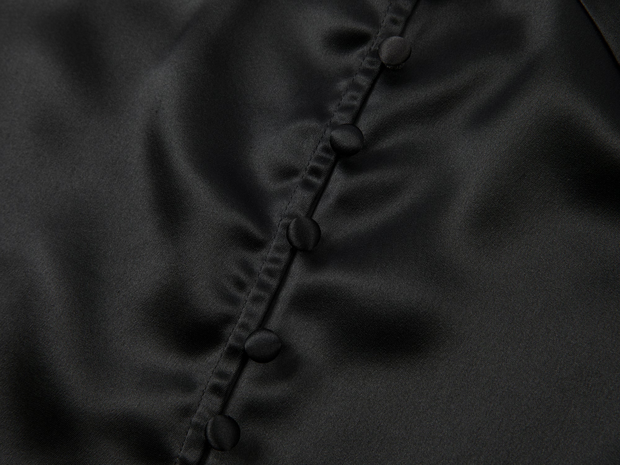 Lace-trimmed cami top in black