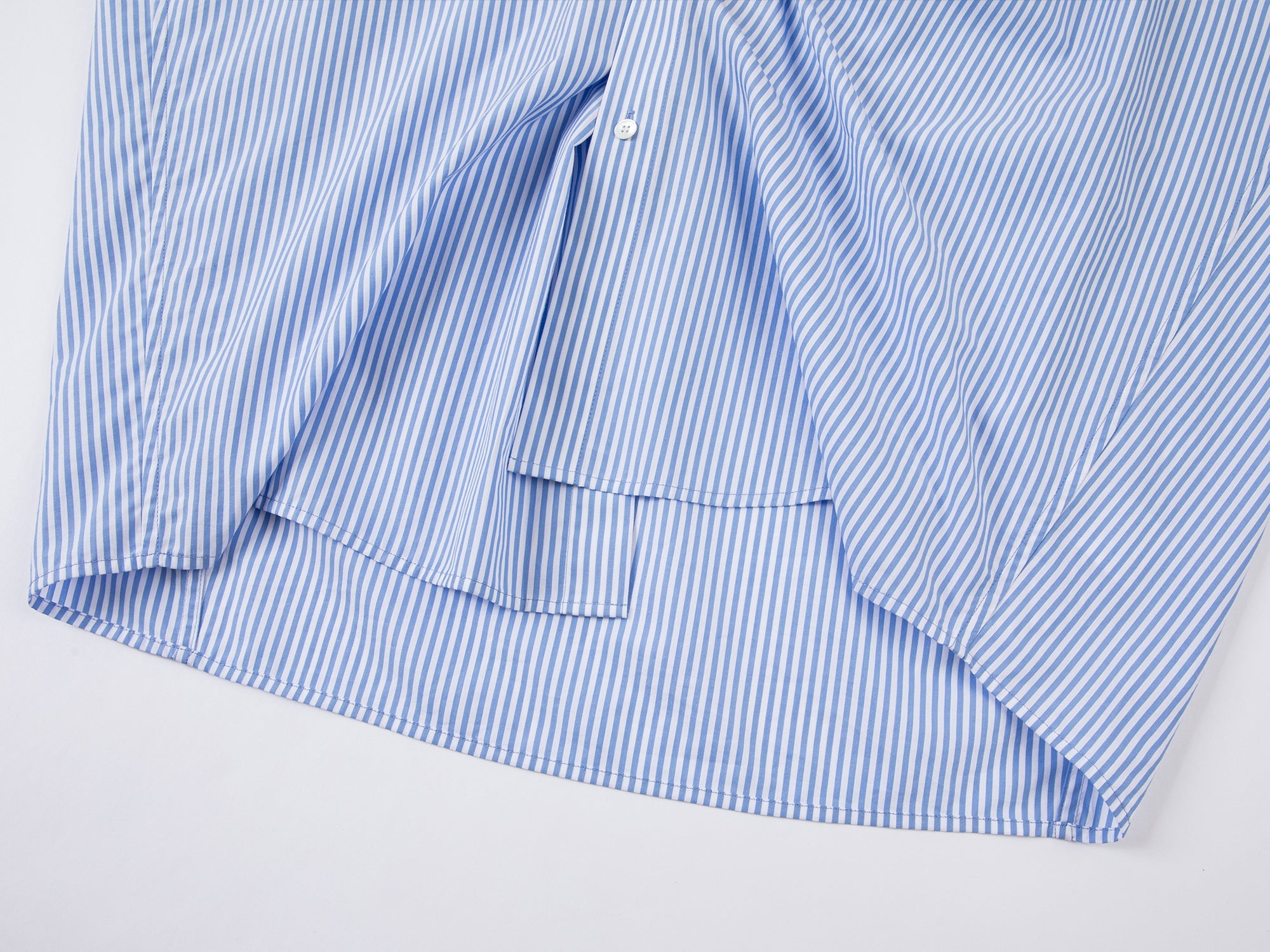 Playful teddy bear pinstriped shirt