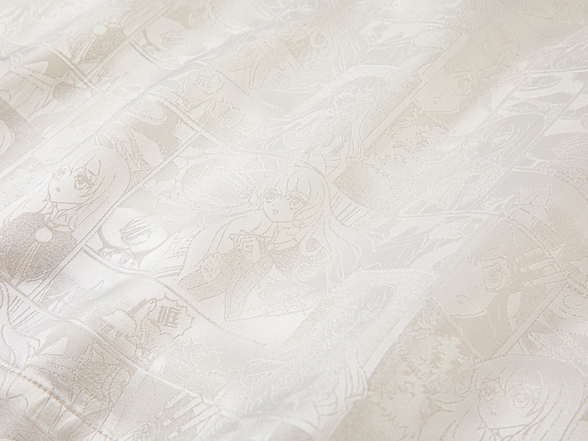 Floral Chinese cartoon girl shirt