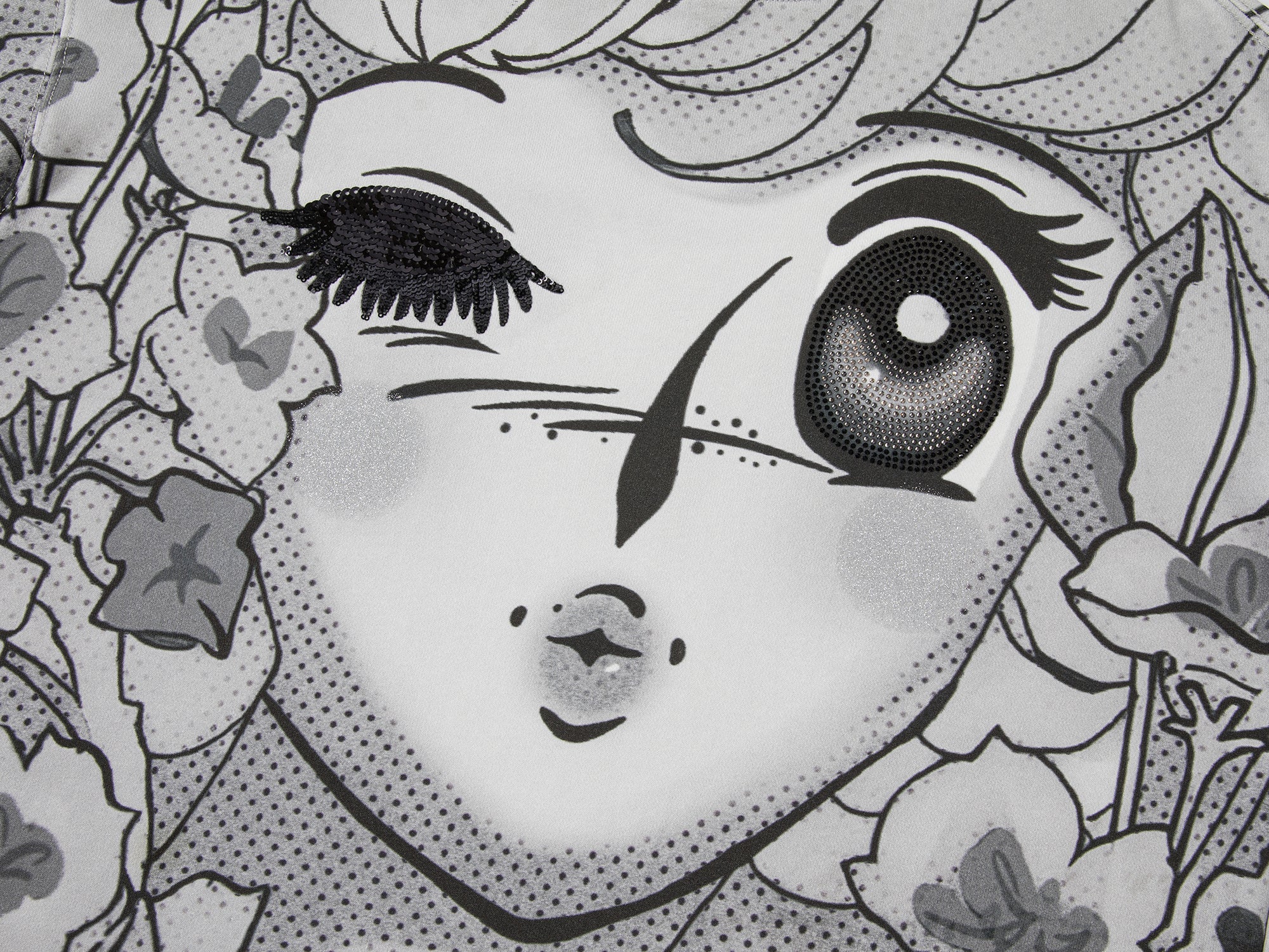 Vintage comic girl long sleeve t-shirt