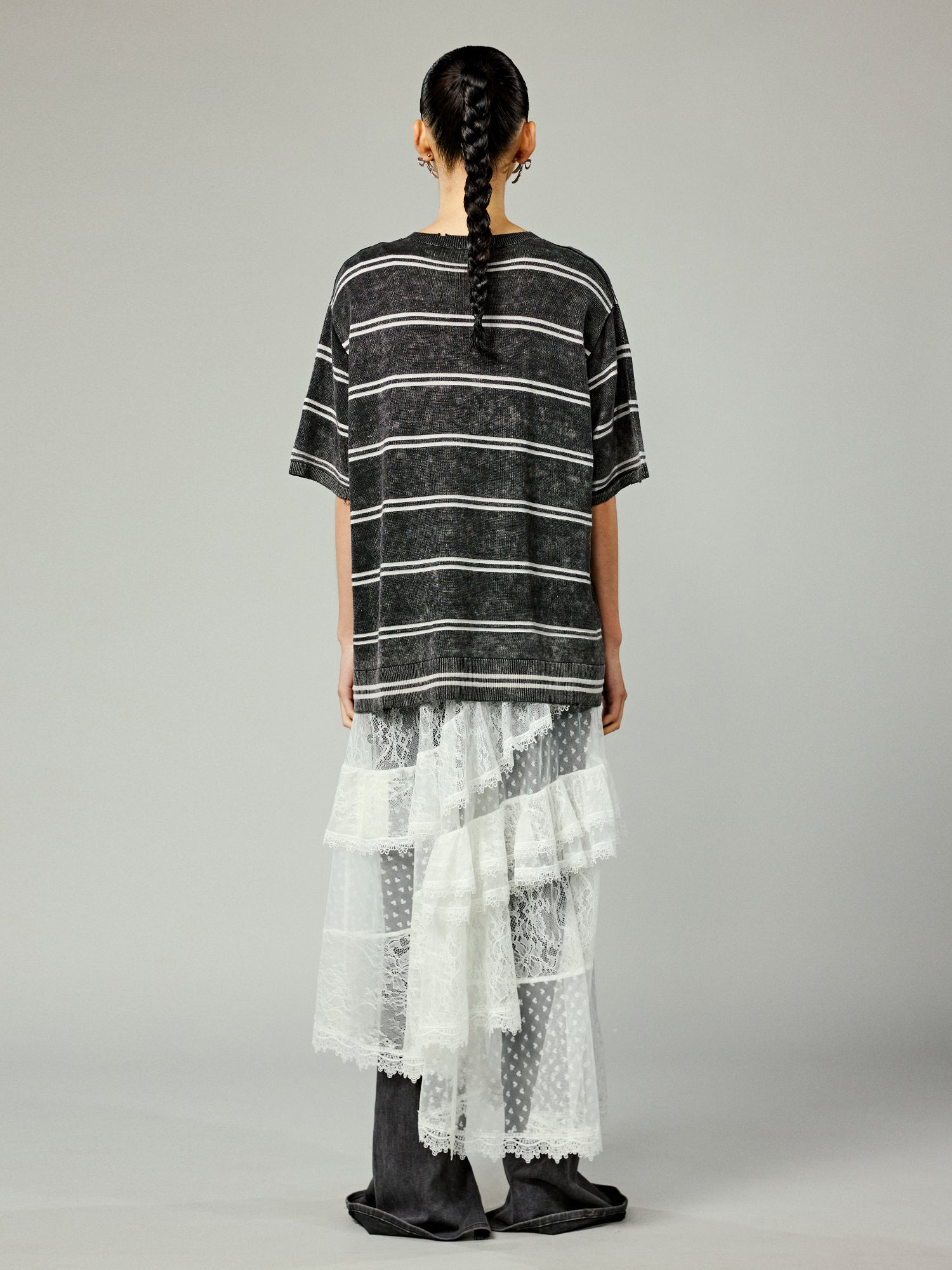 Striped t-shirt with handcrafted feel
