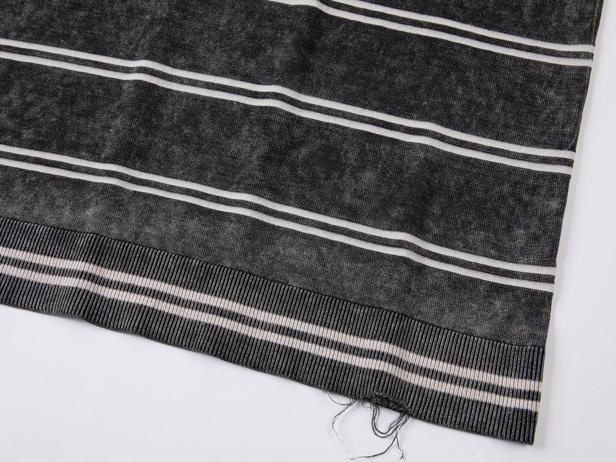 Striped t-shirt with handcrafted feel