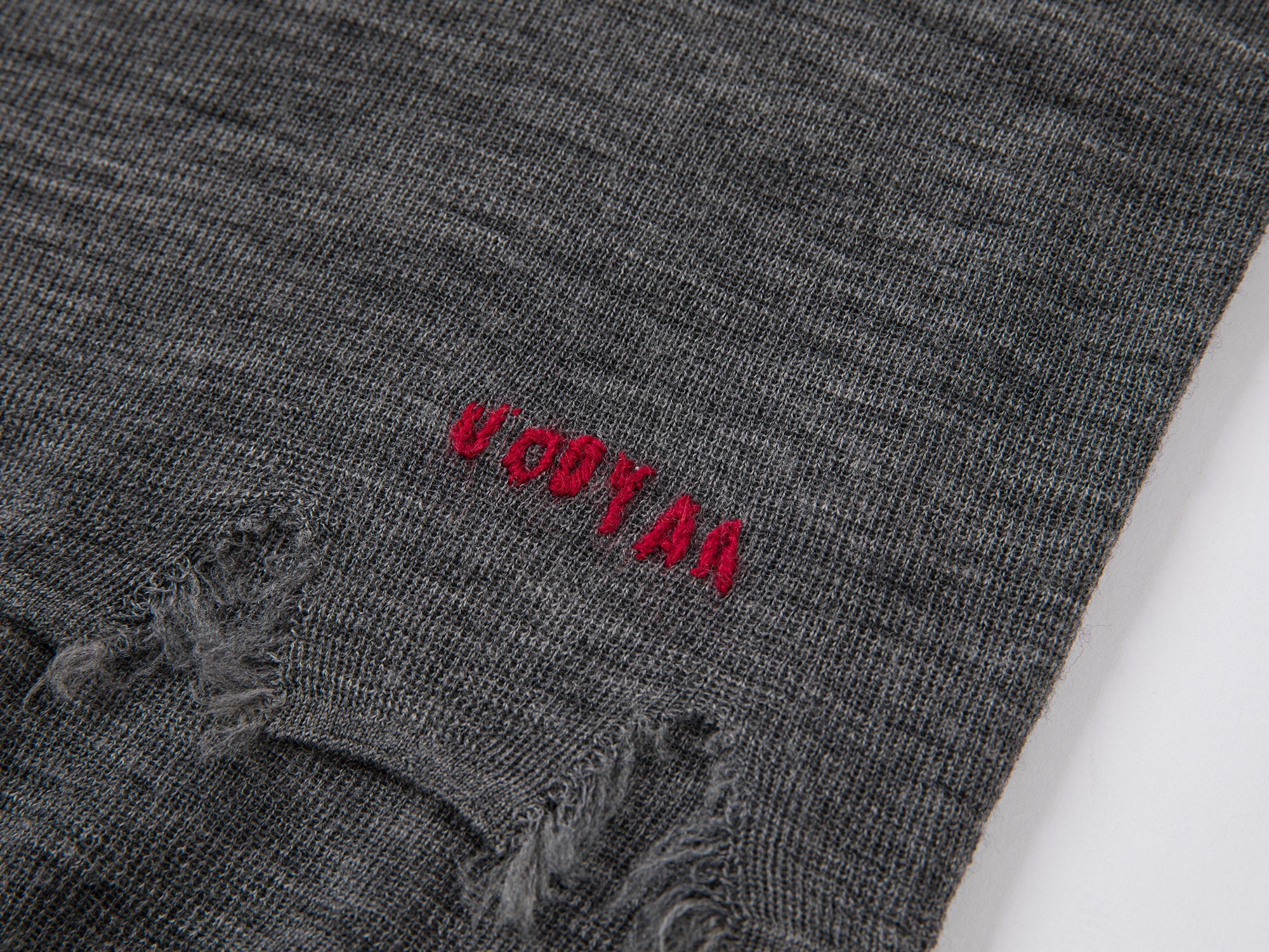 Faux-layered washed pullover sweater with bow detail