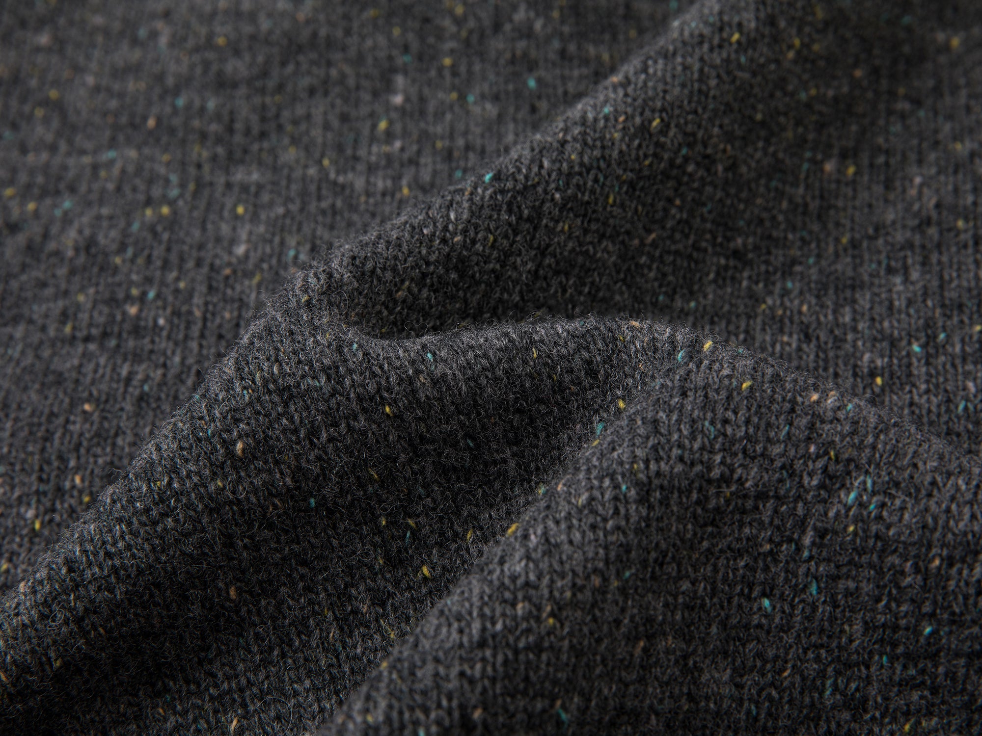 Black strawberry print sweater