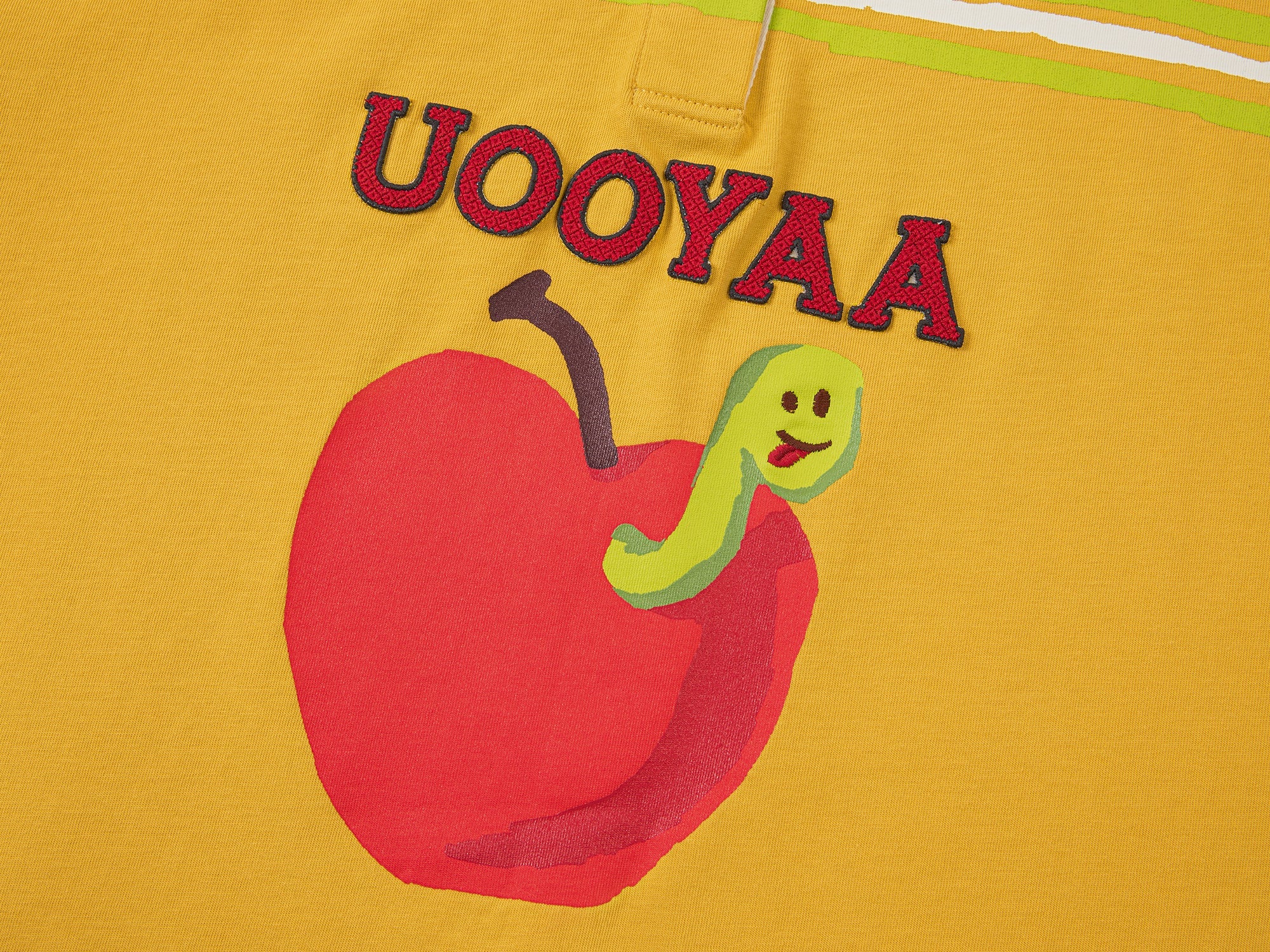 Illusion tie polo shirt