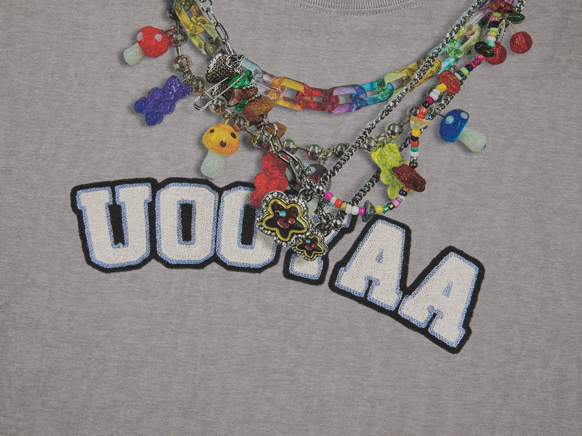 Tromp l'oeil chain print t-shirt