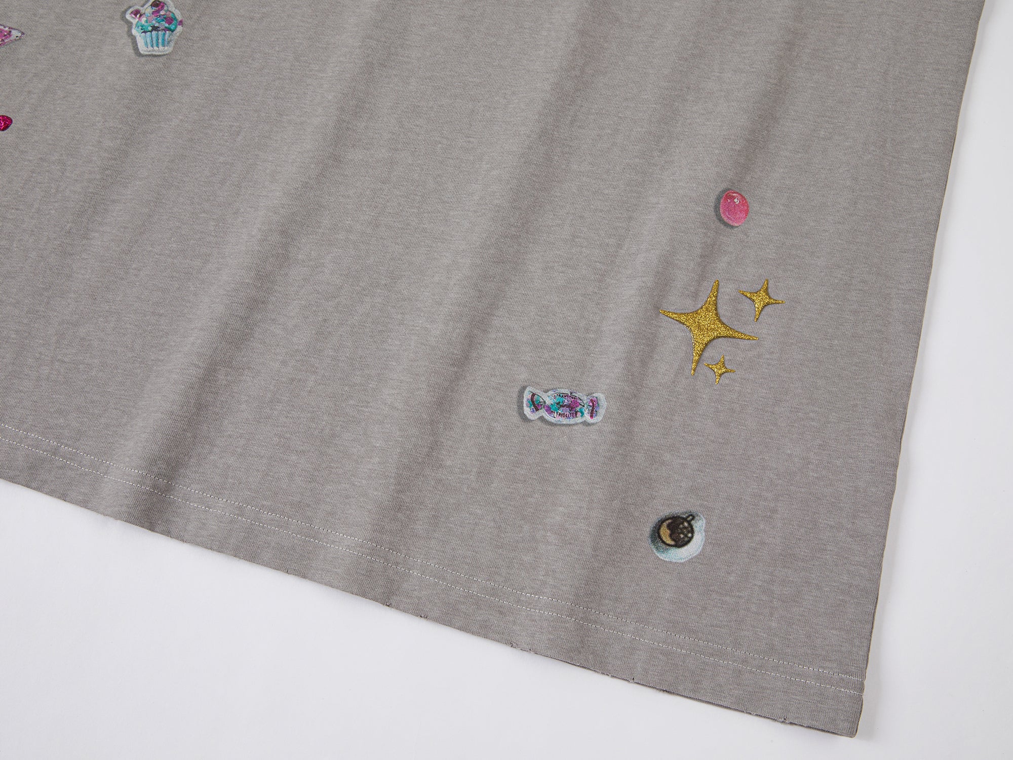 Tromp l'oeil chain print t-shirt