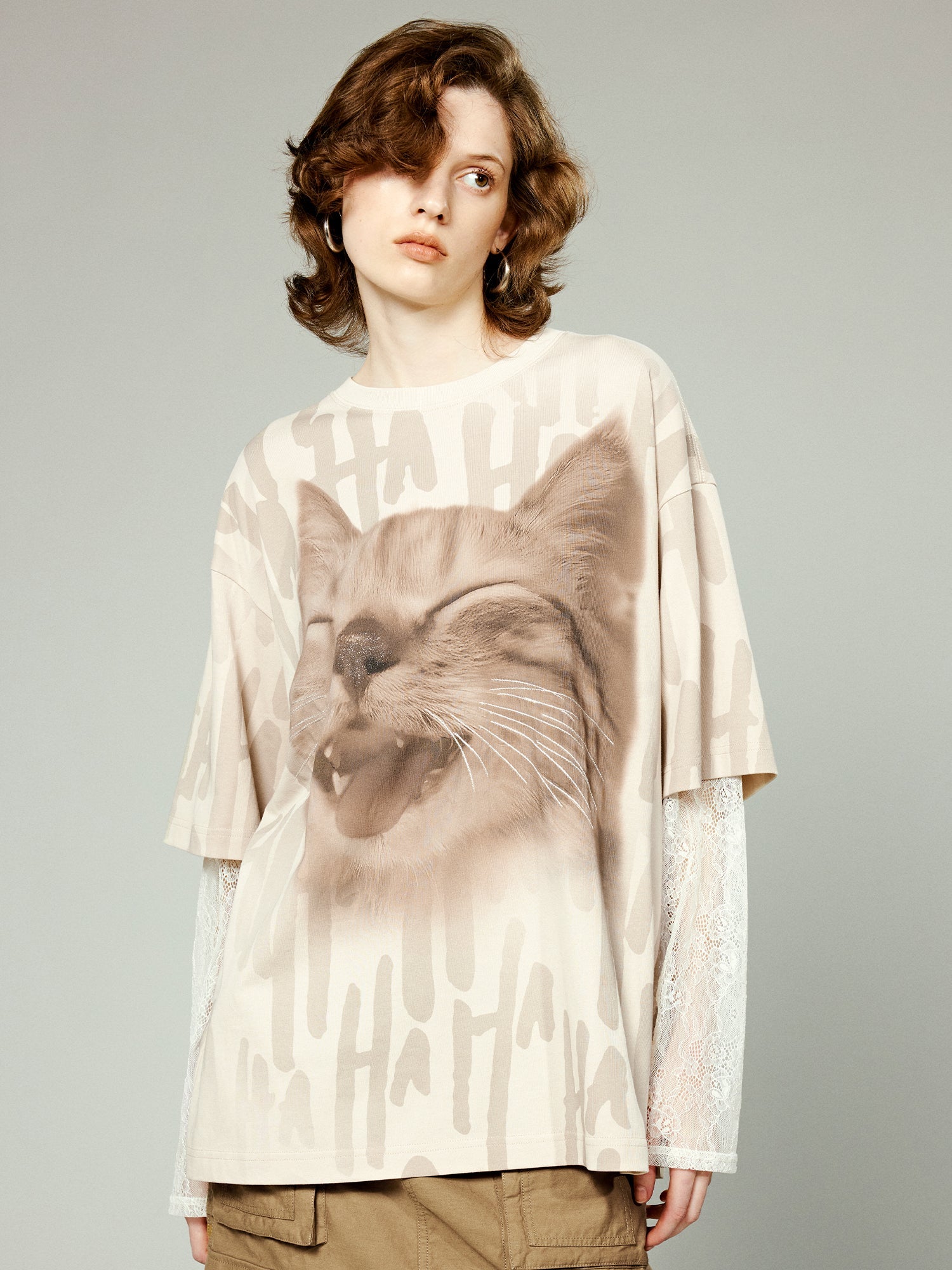 Faux Two-Piece Cute Pet T-Shirt