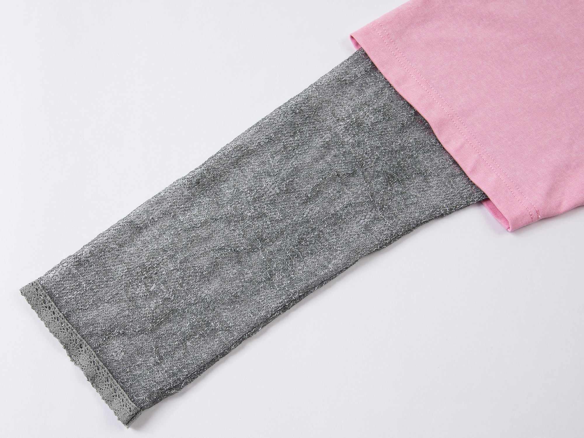 Faux Two-piece Style T-shirt With Laughing Dog Print