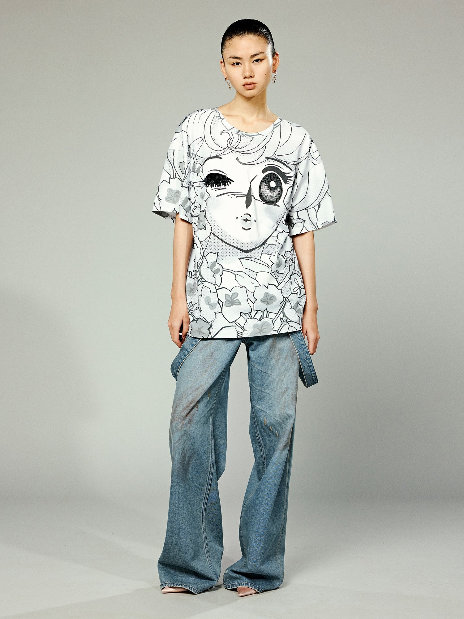 Pop art comic girl t-shirt