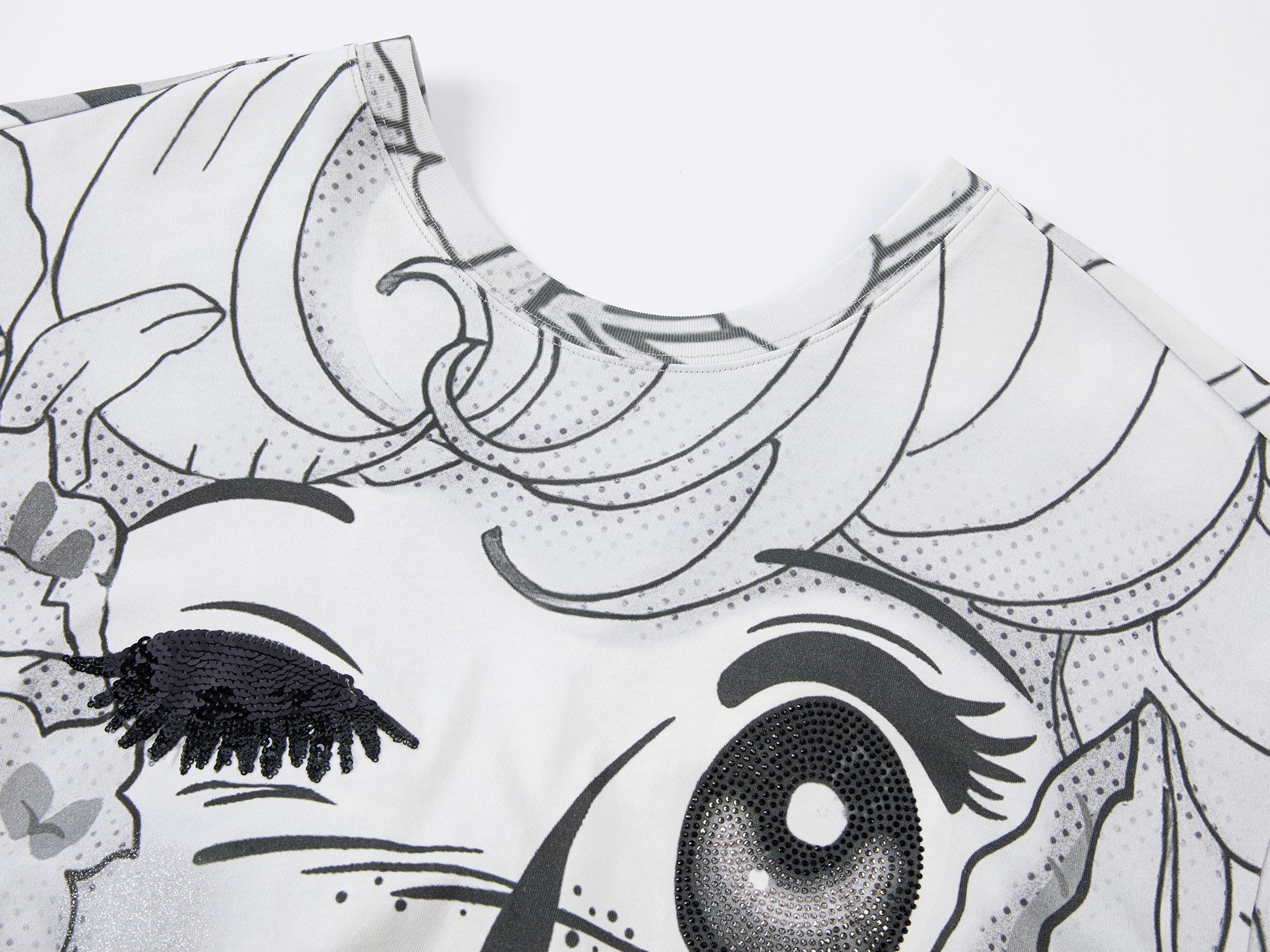 Pop art comic girl t-shirt