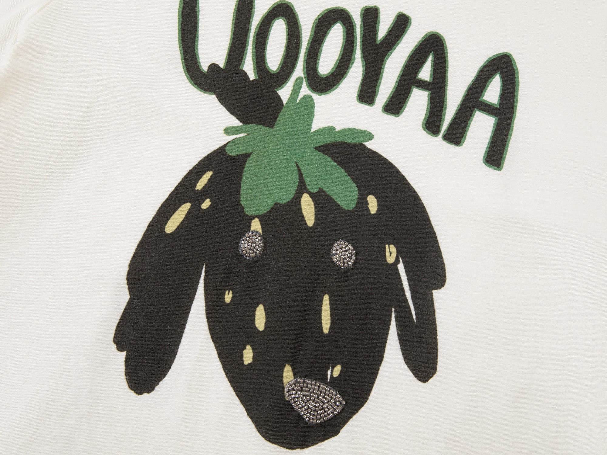 Strawberry print long sleeve t-shirt