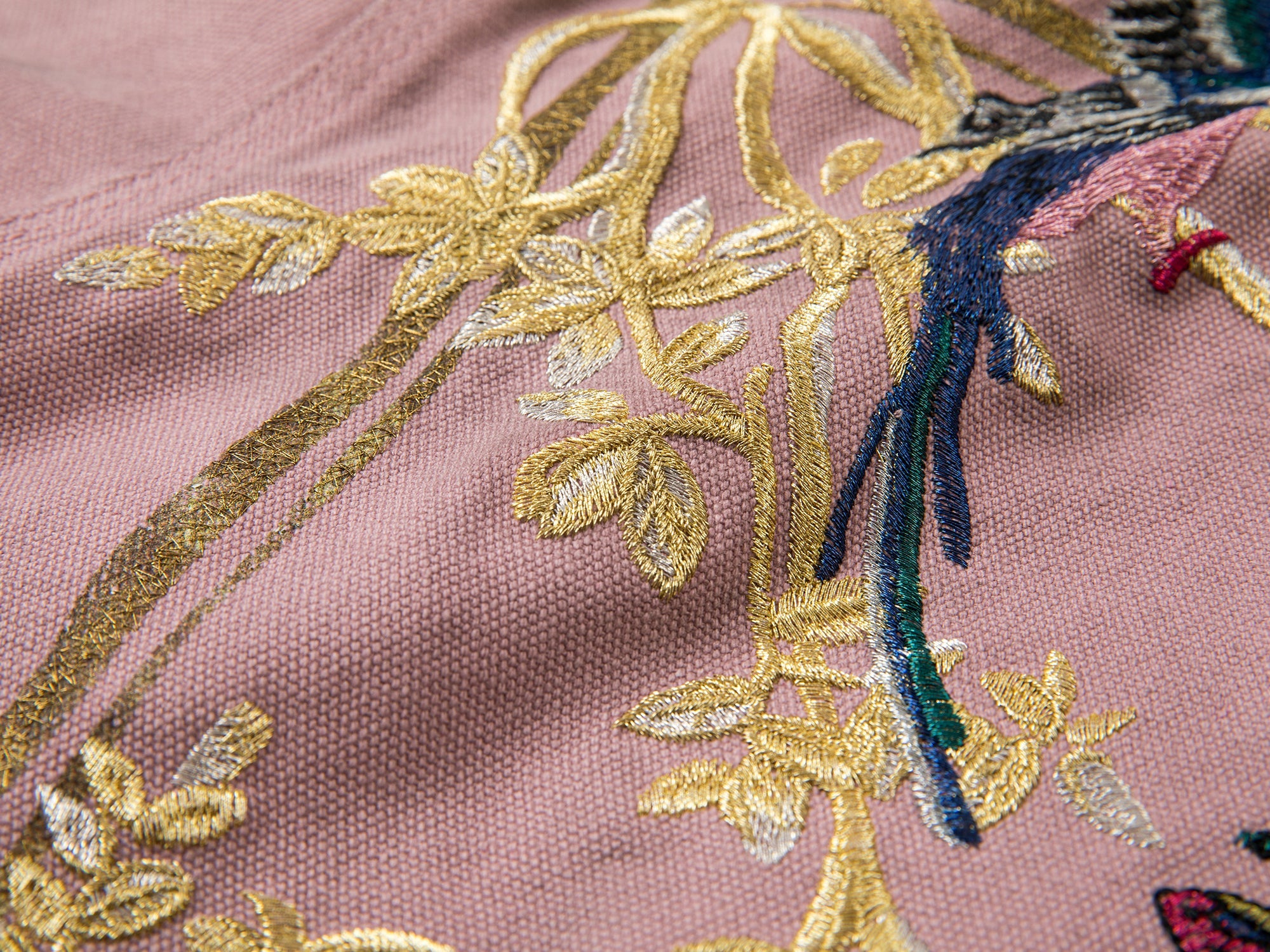 Embroidered canvas work jacket