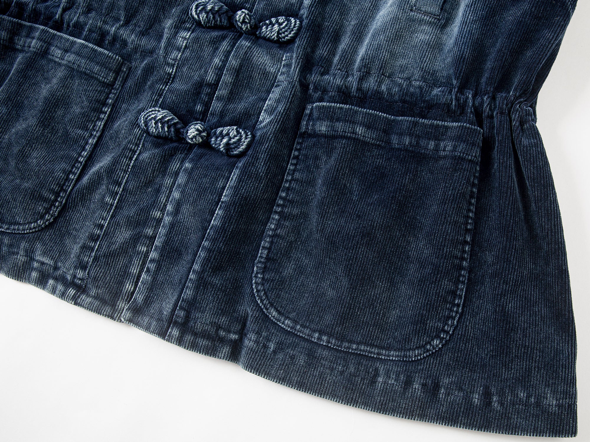 Modern Chinese-style washed corduroy jacket