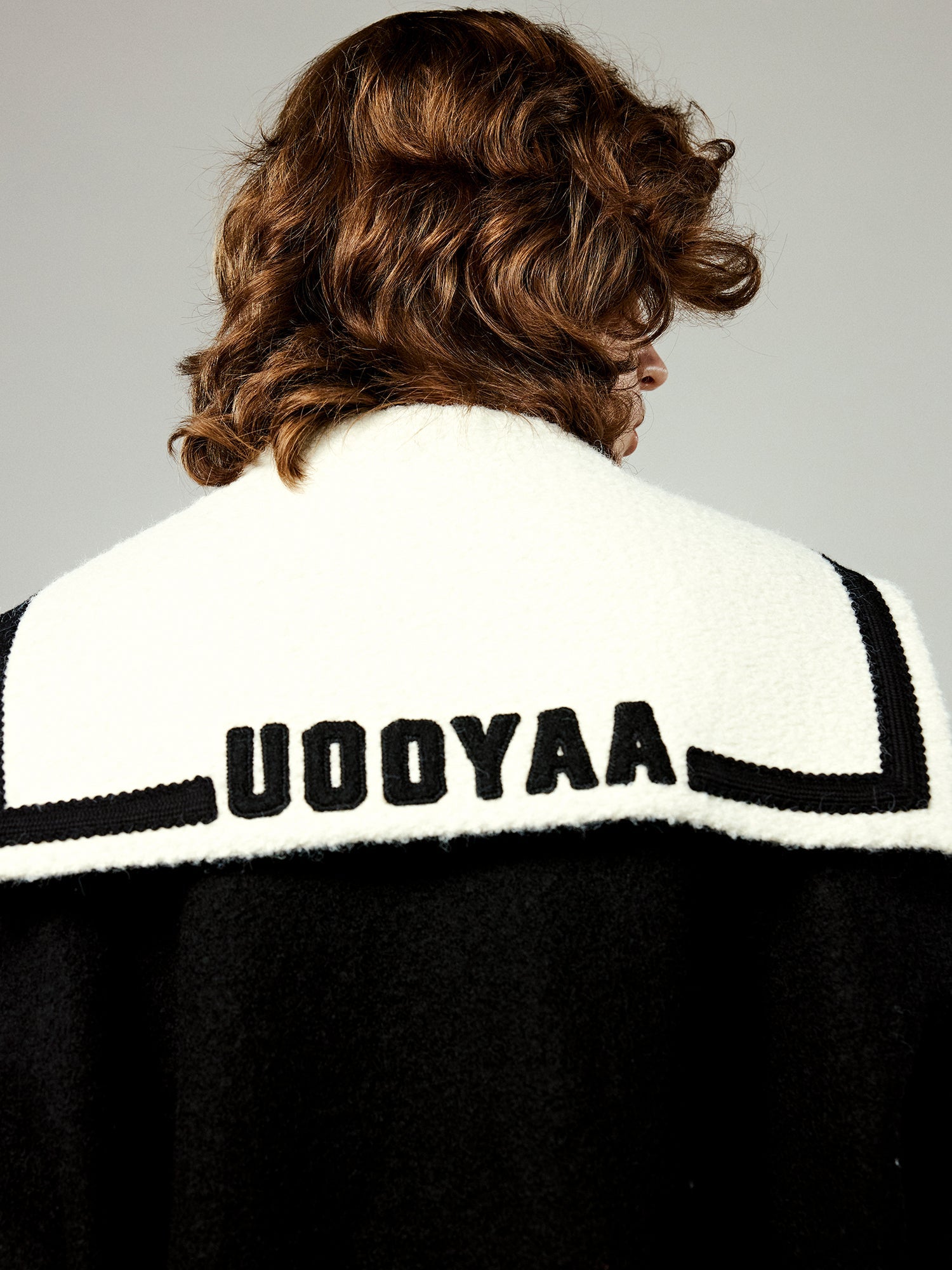 Sailor collar baseball jacket