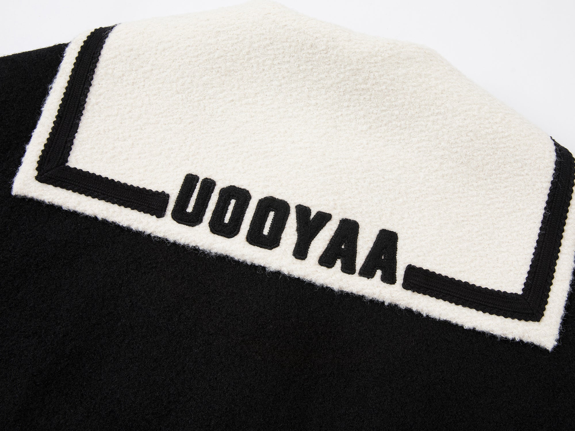 Sailor collar baseball jacket