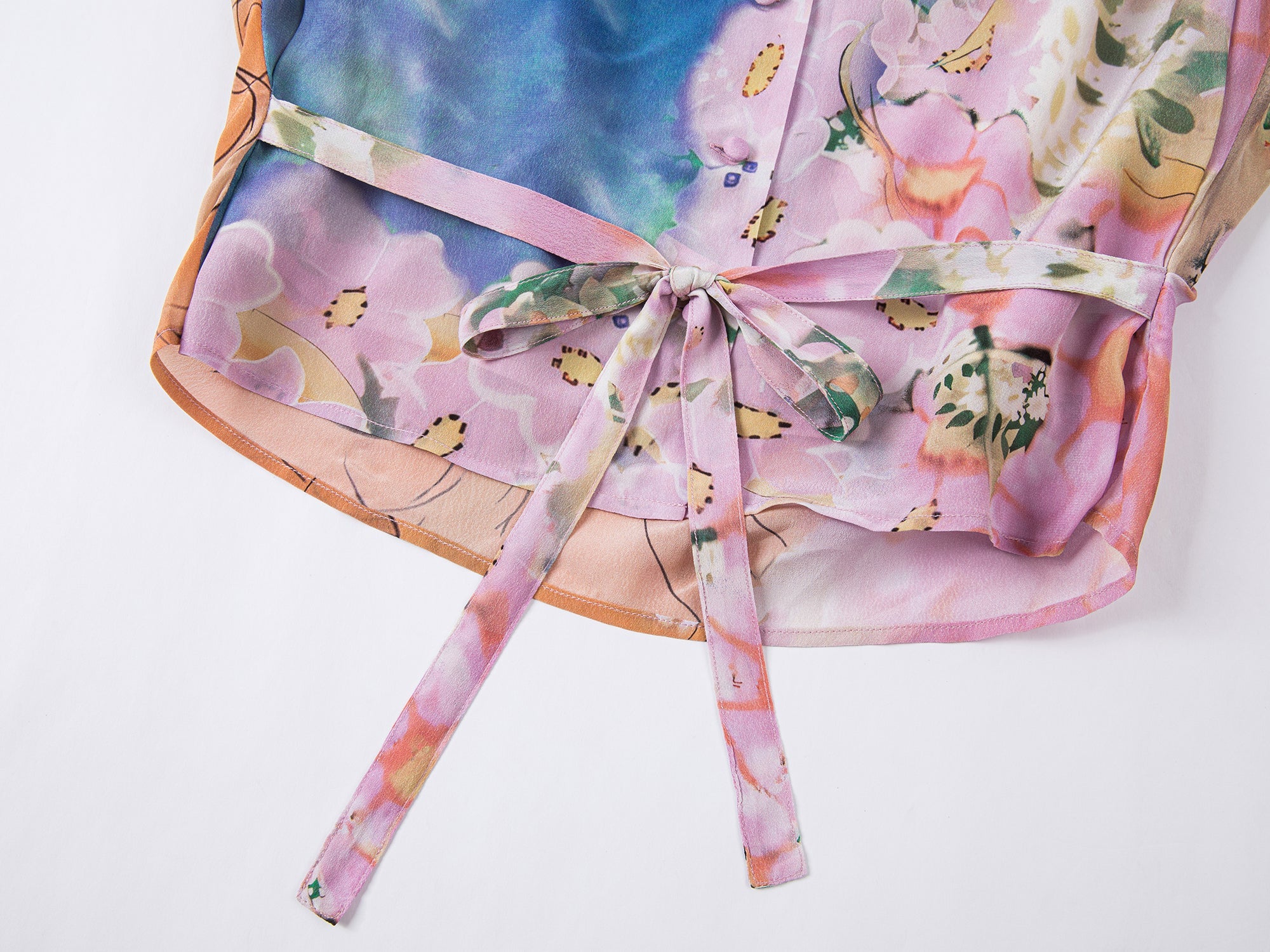 Colorful comic girl long sleeved top