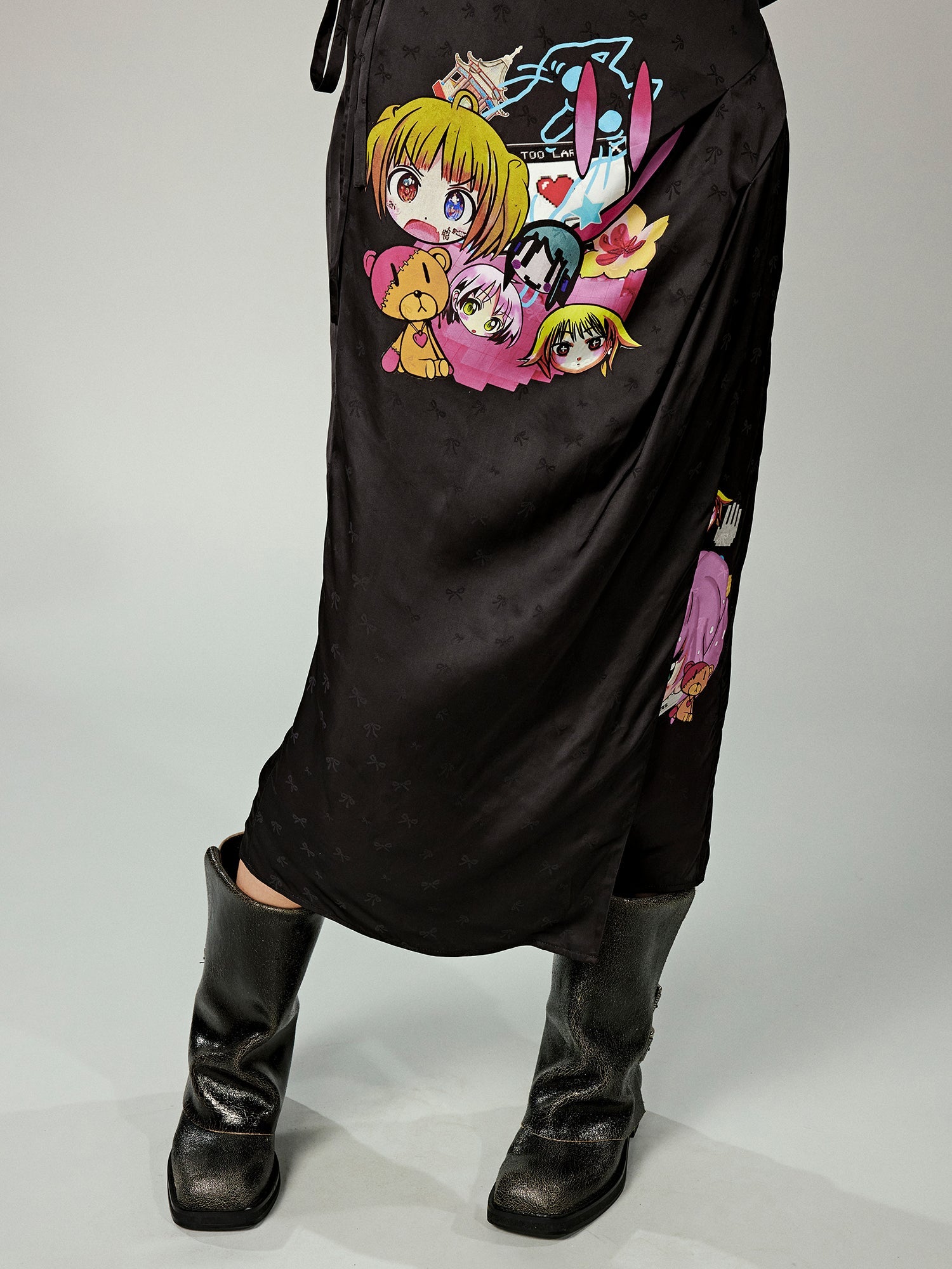 Wrap dress with embellishemts