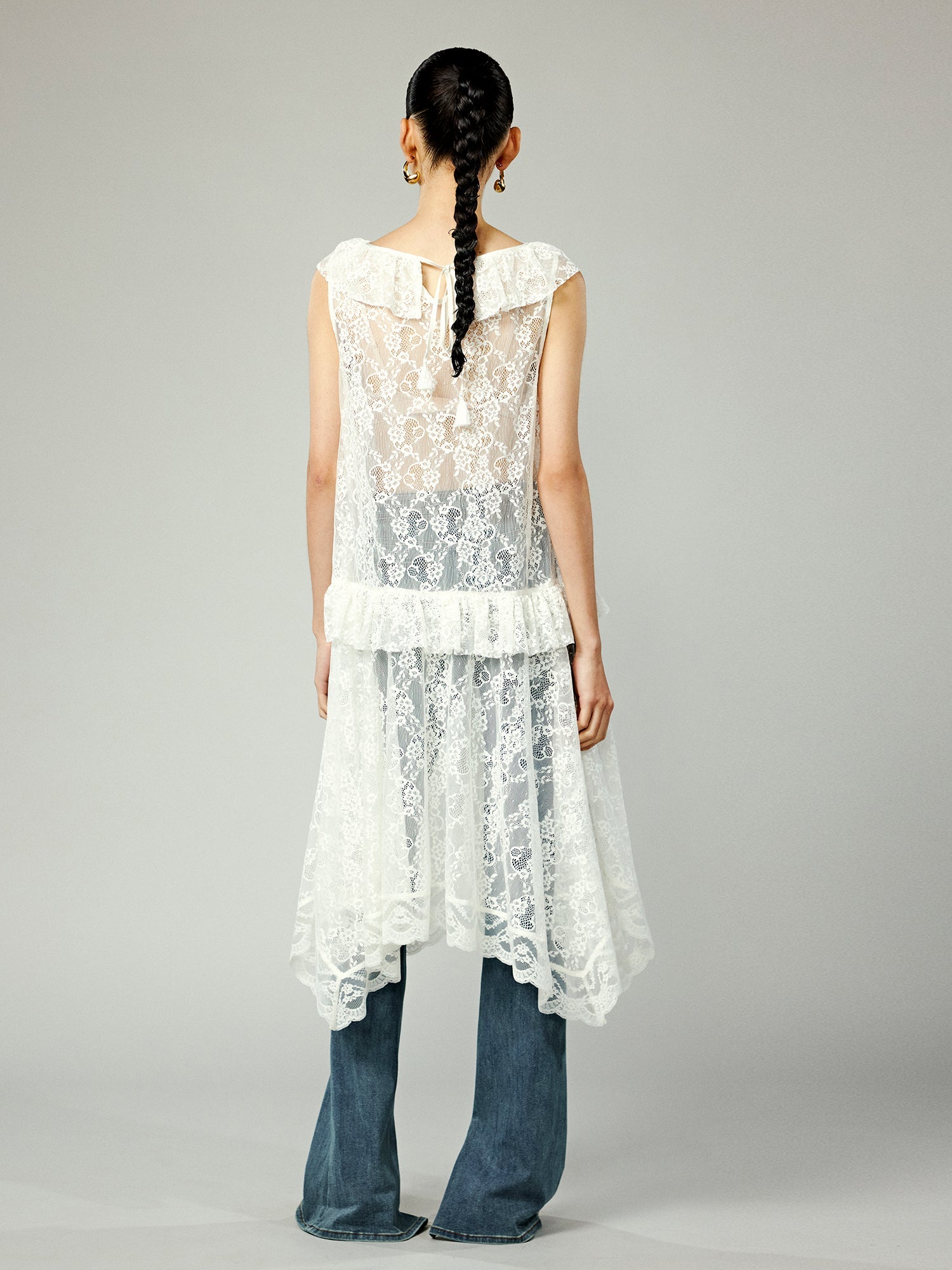 Romantic lace maxi dress