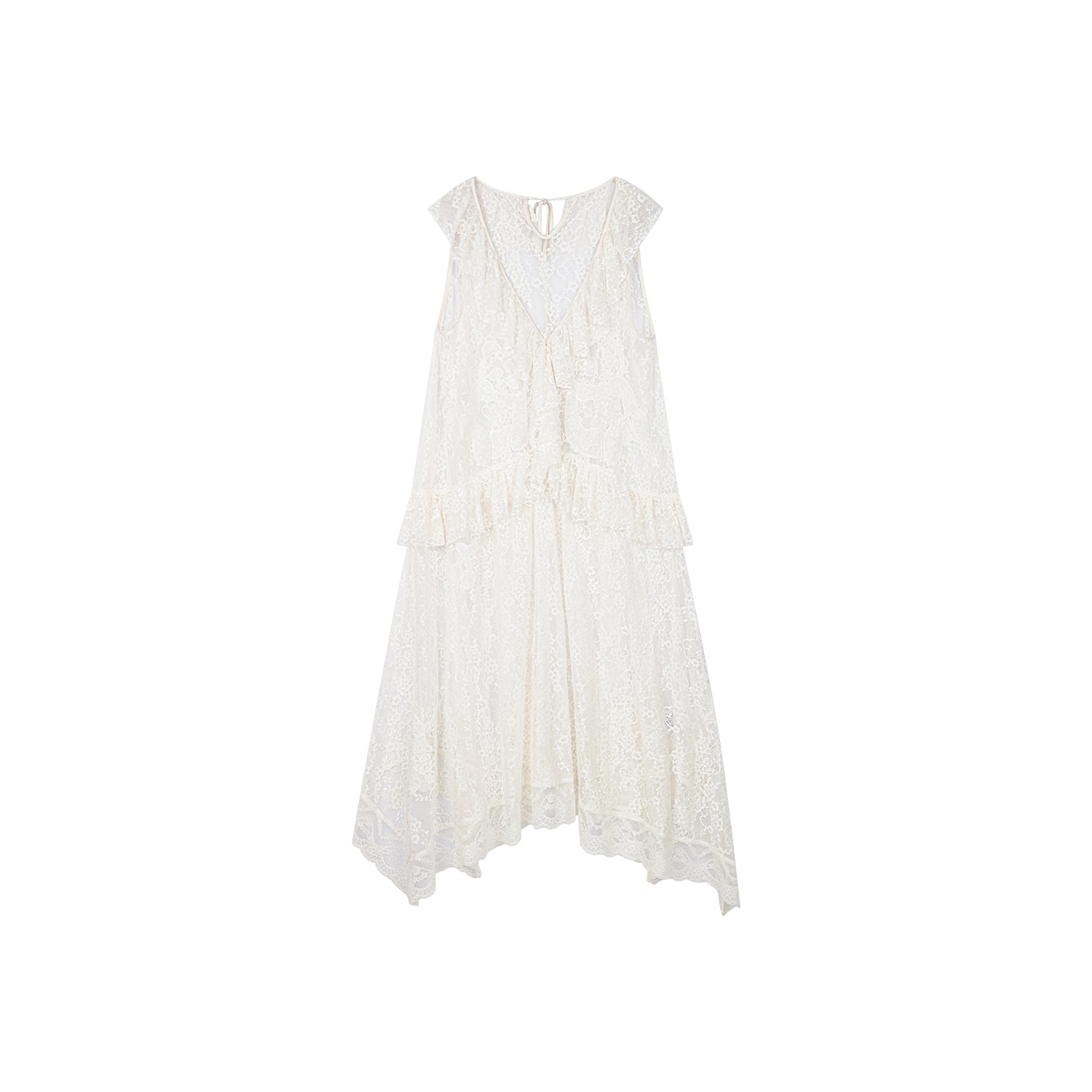 Romantic lace maxi dress