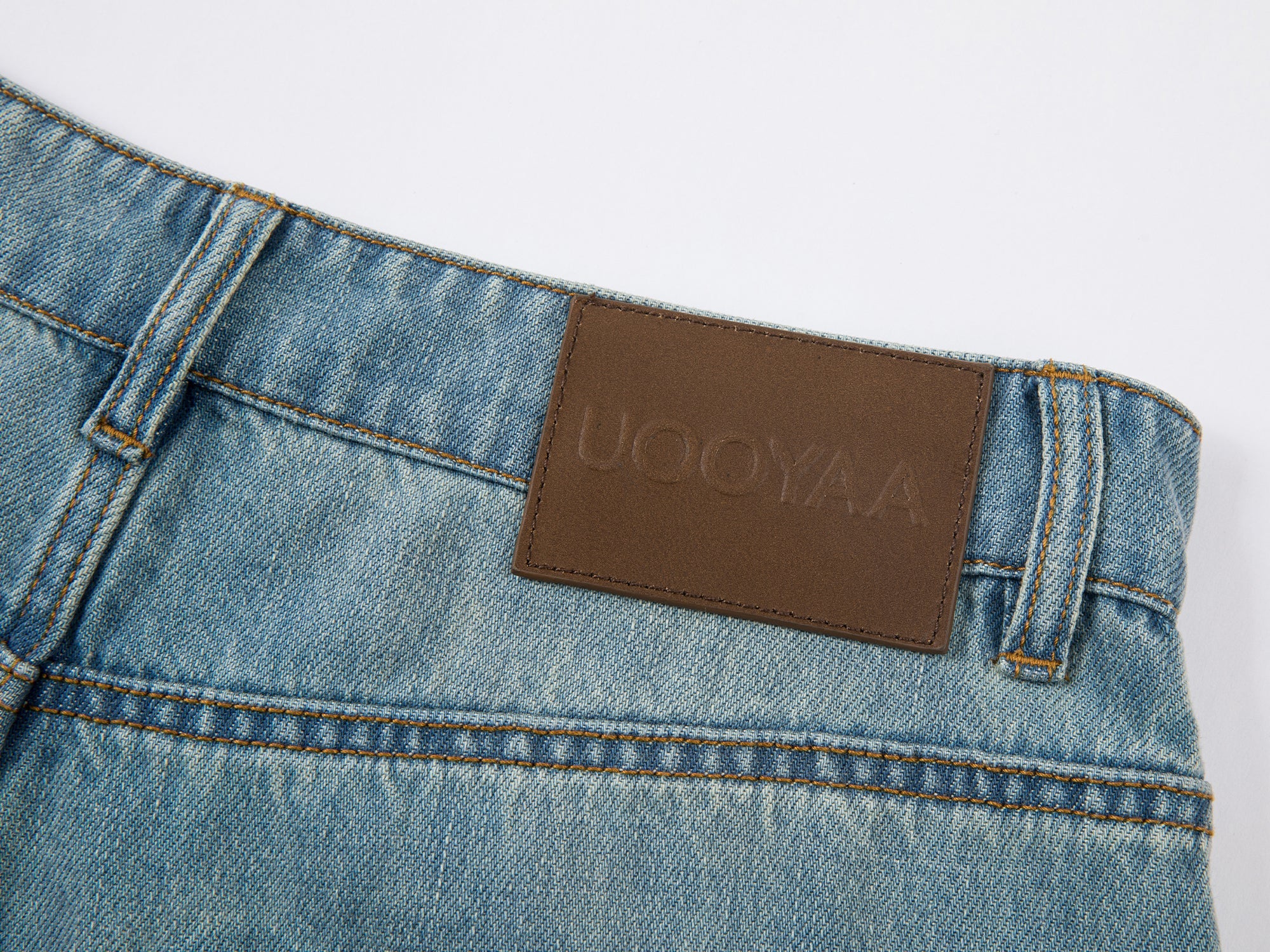 Playful teddy bear five-pocket jeans