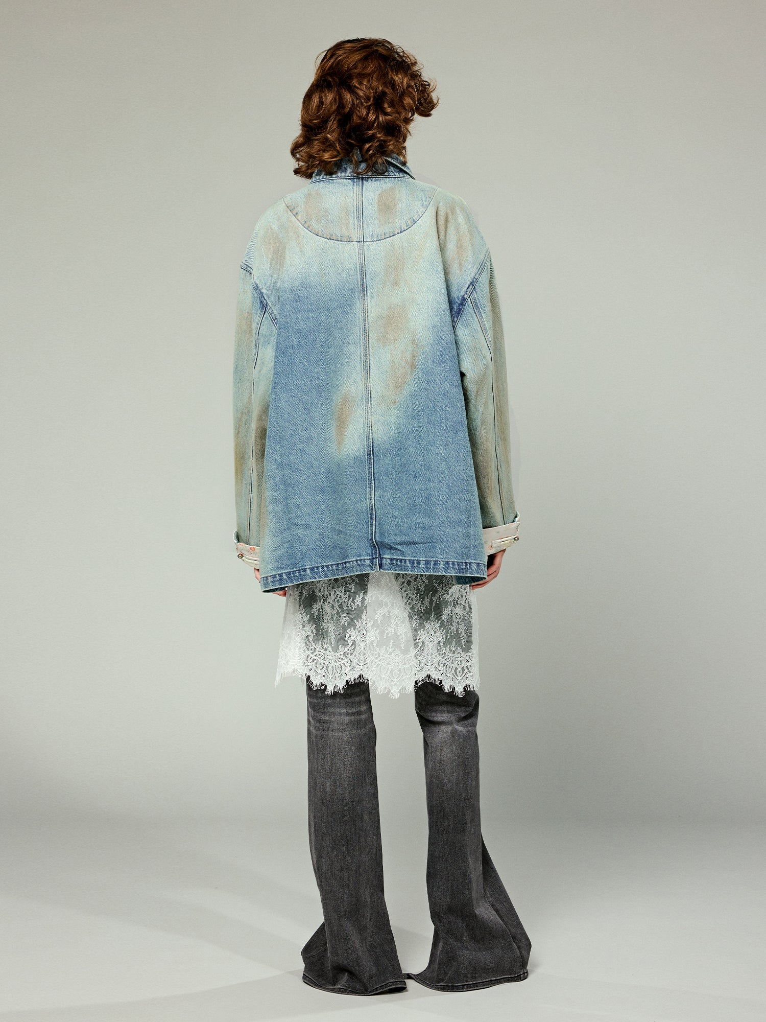 New Chinese-style denim work jacket